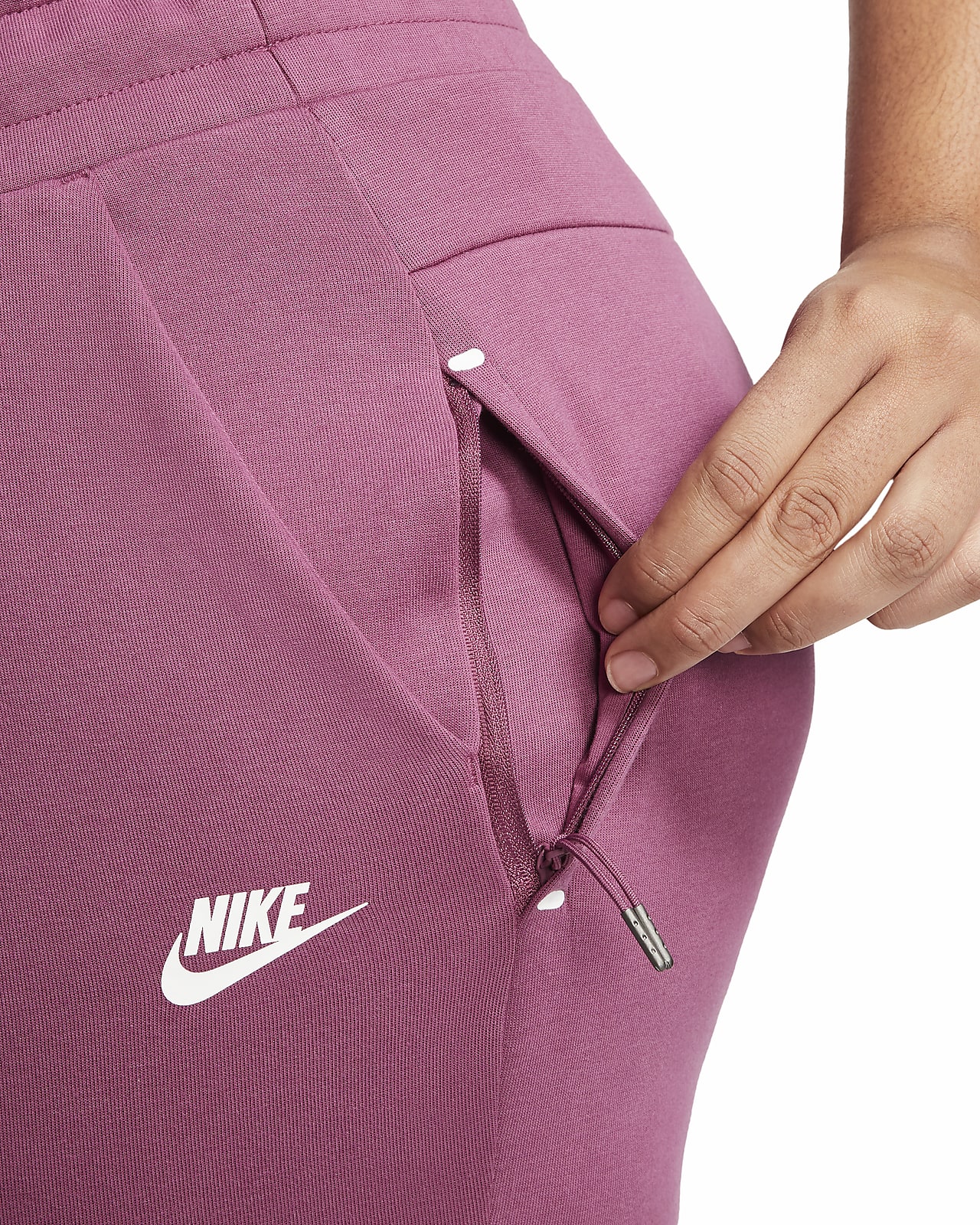 nike sportswear tech fleece pink