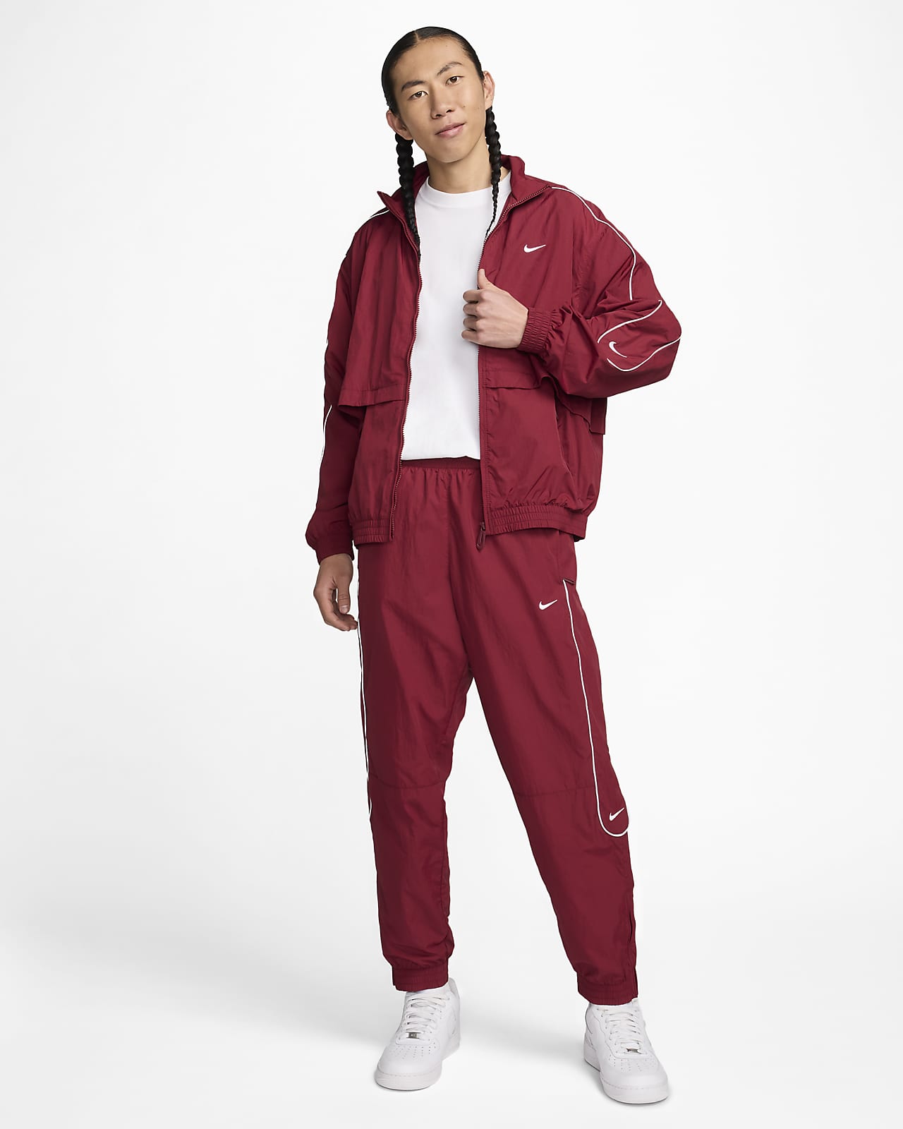NAVY Nike Solo Swoosh Track Pant