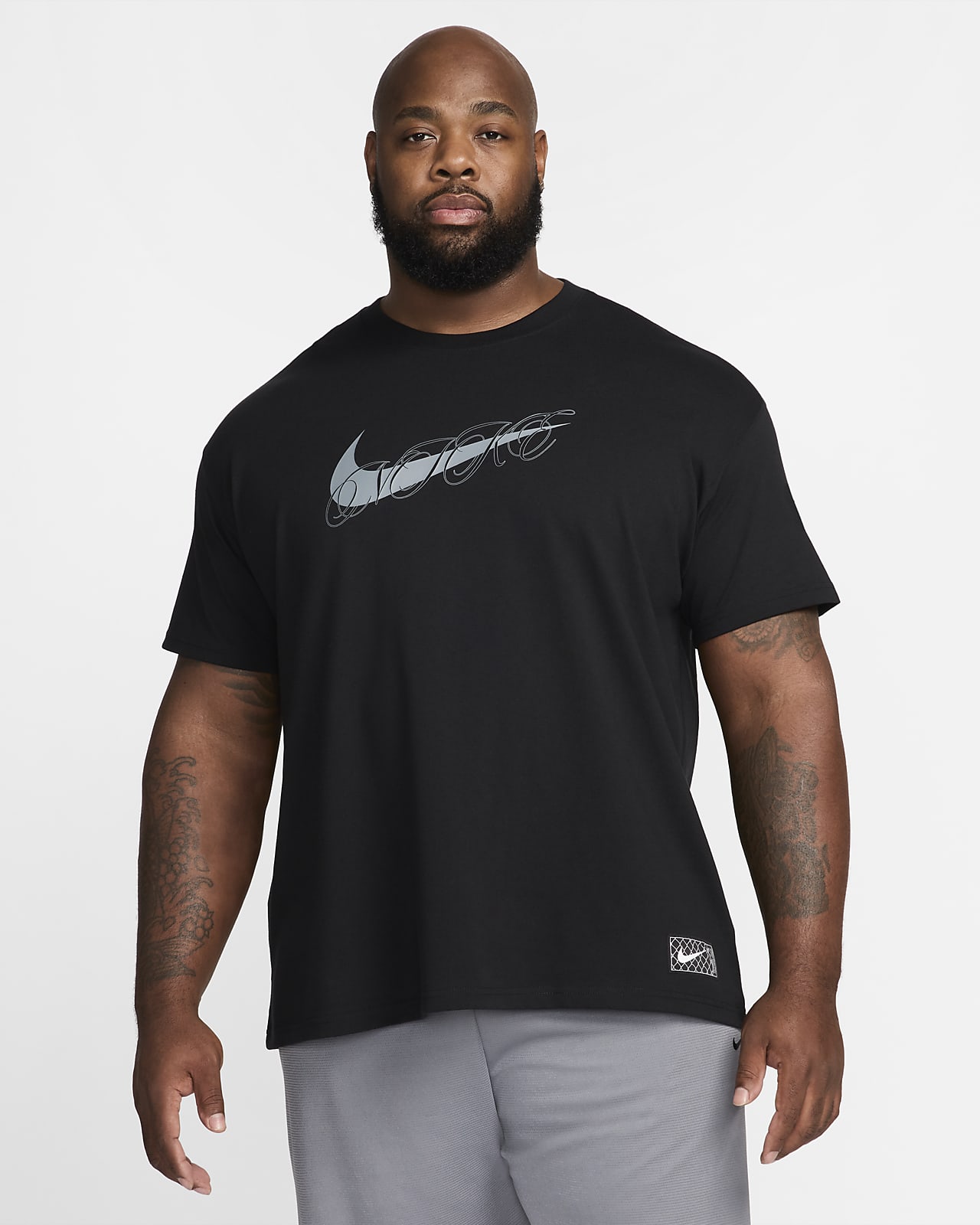Nike Men's Max90 Basketball T-Shirt - Black