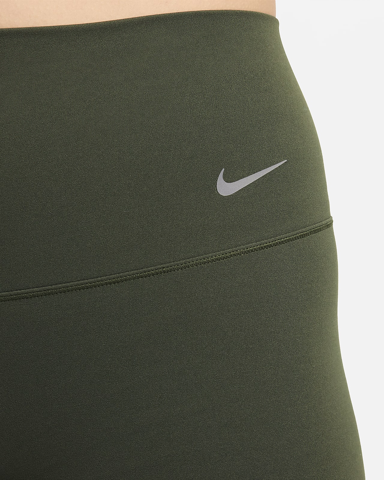 Nike Zenvy Gentle-Support High-Waisted Full-Length Leggings 'Mineral/Black'  - DQ6013-309