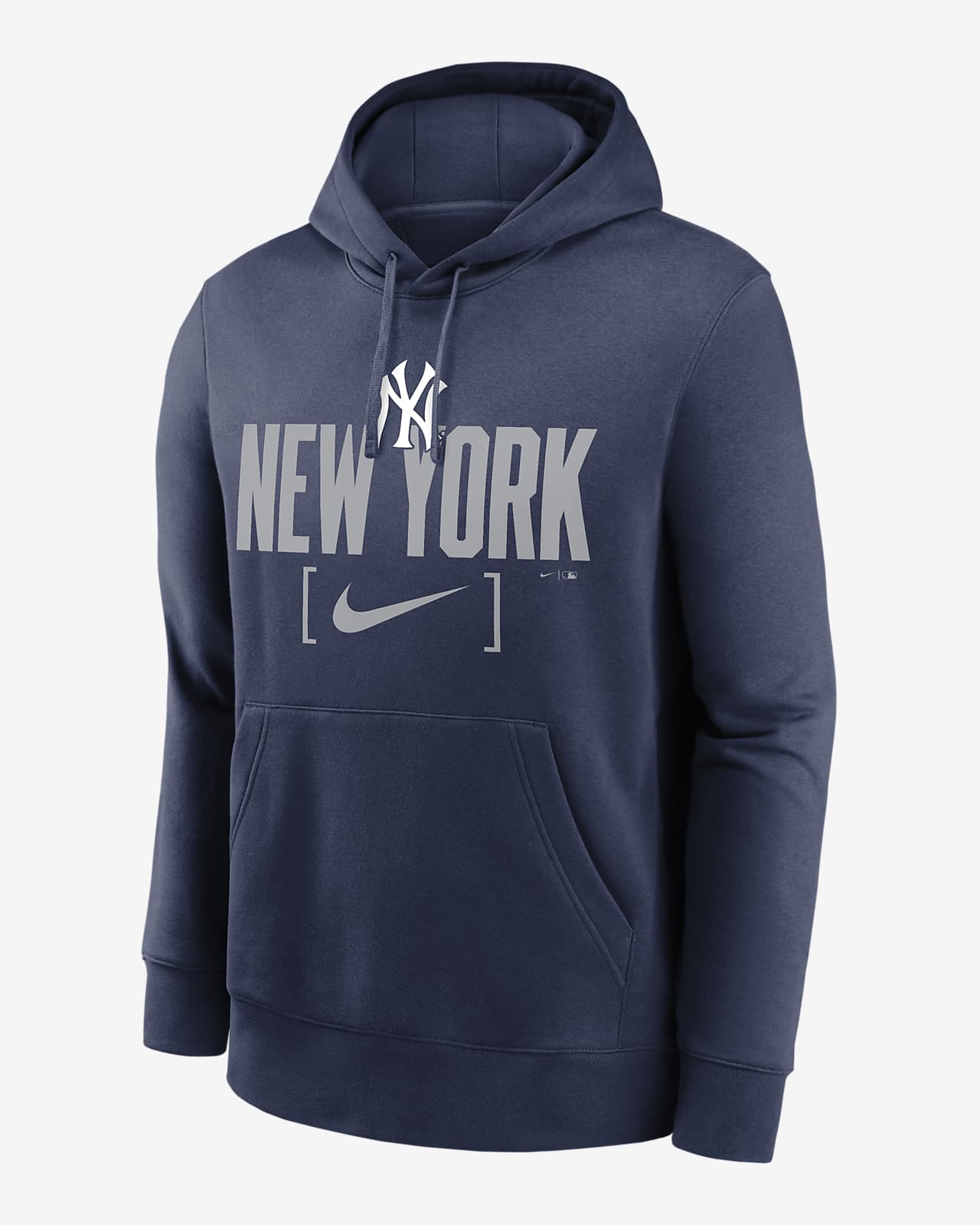 New York Yankees Club Slack Men's Nike MLB Pullover Hoodie