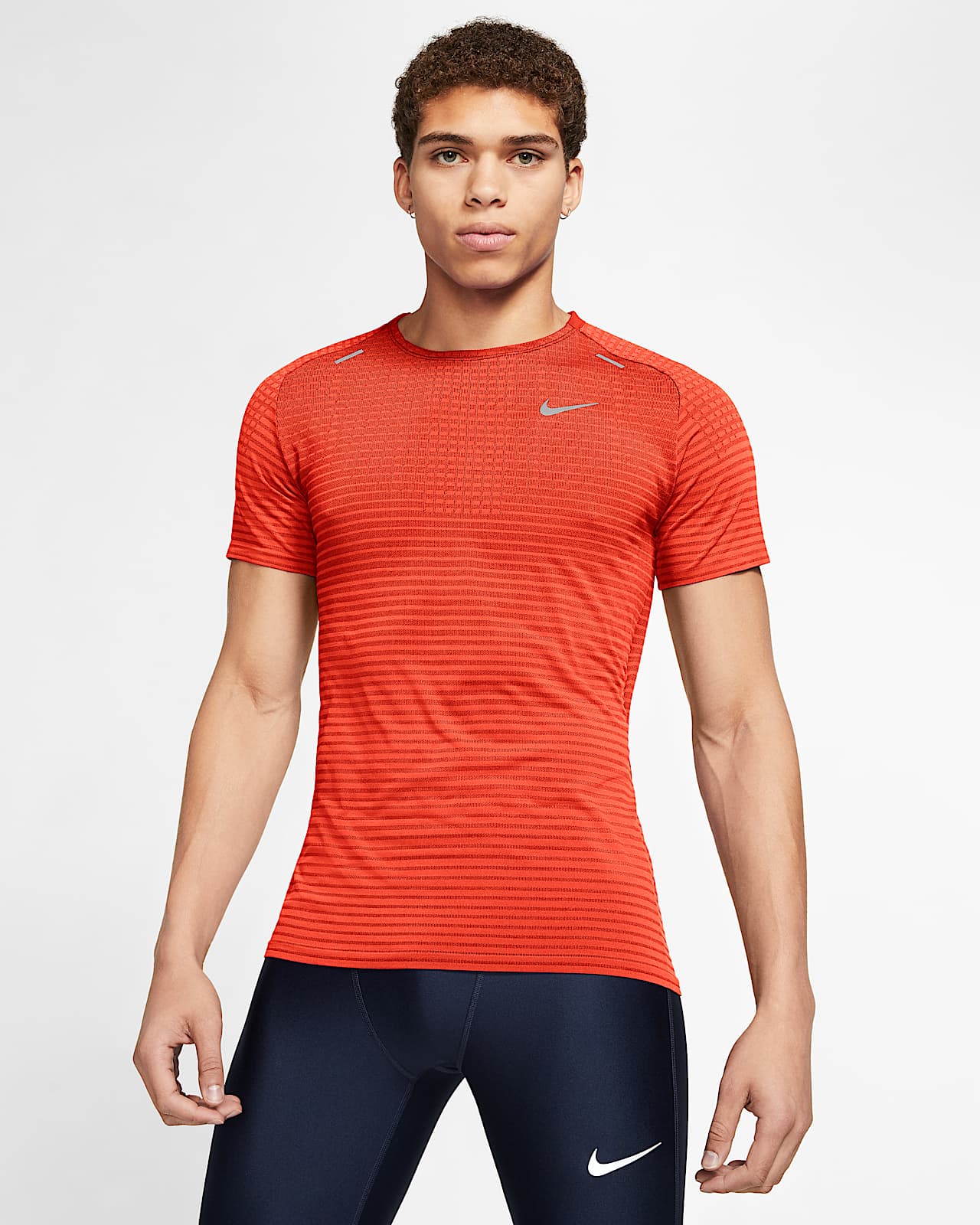 orange nike running top