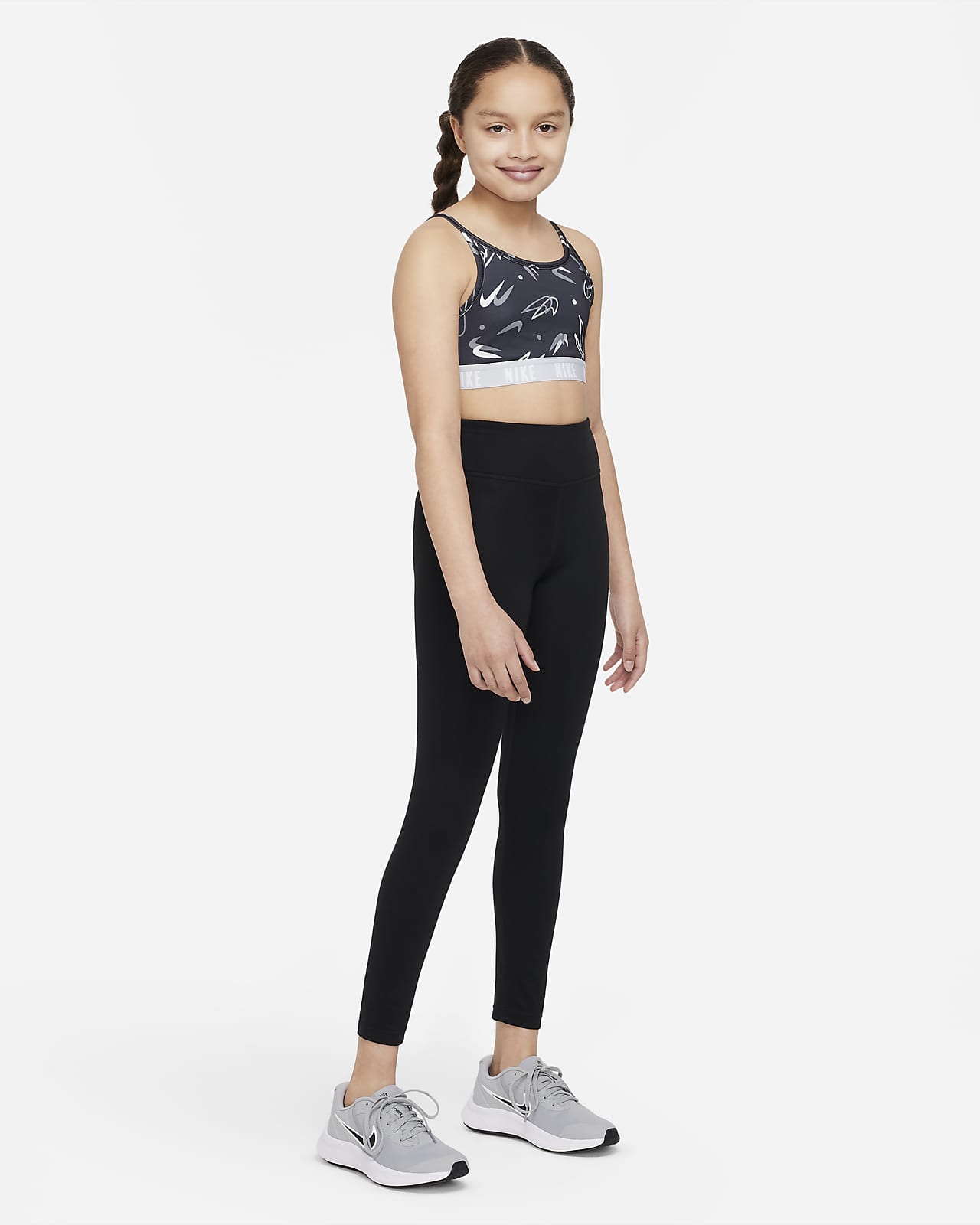 Junior Girls' [7-16] Dri-FIT® Indy Sports Bra, Nike