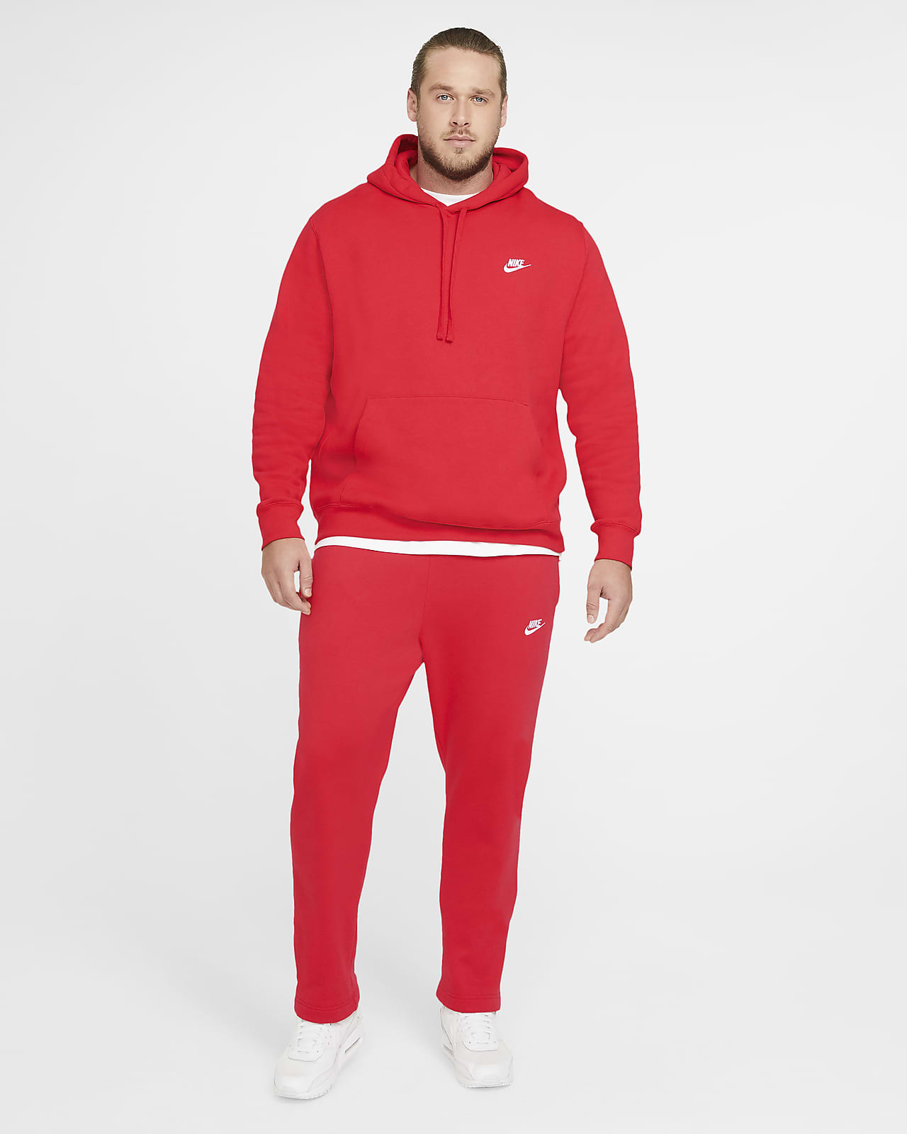 Nike Men's Grey & Navy Club Full Tracksuit Overhead Hoodie & Jogger Pa –  Famous Brands Clearance Outlet