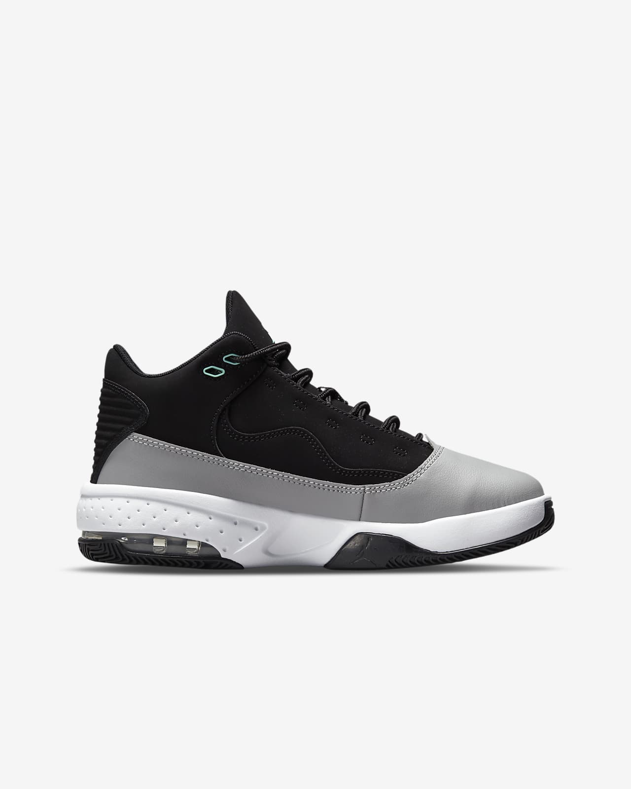 jordan max aura 2 black and grey