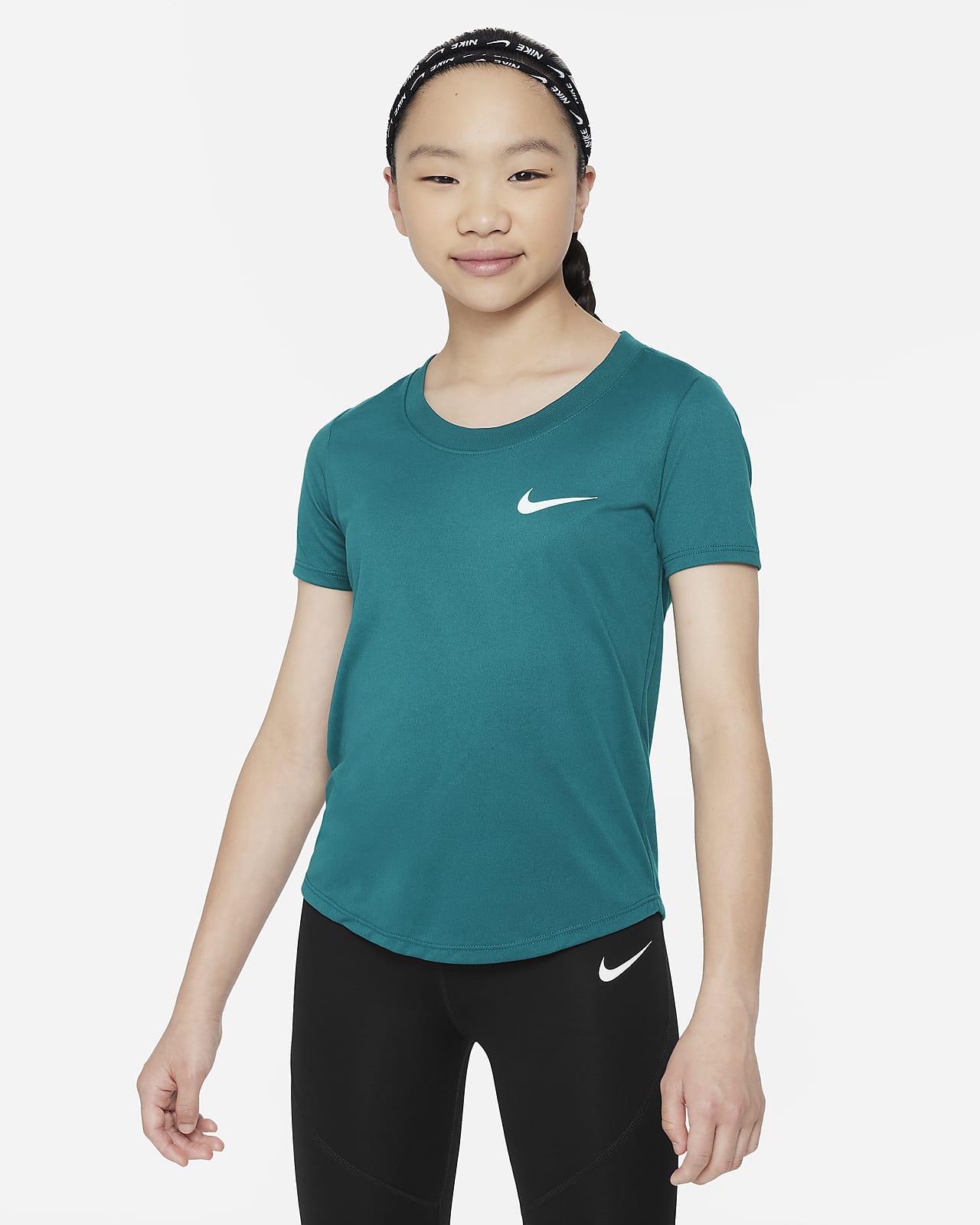 Nike Big (Girls') Training T-Shirt. Nike.com