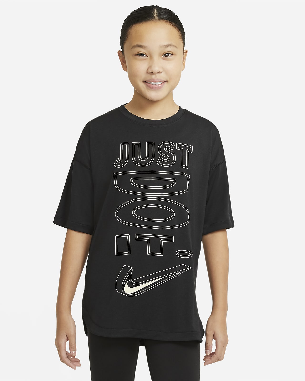 girls nike training top