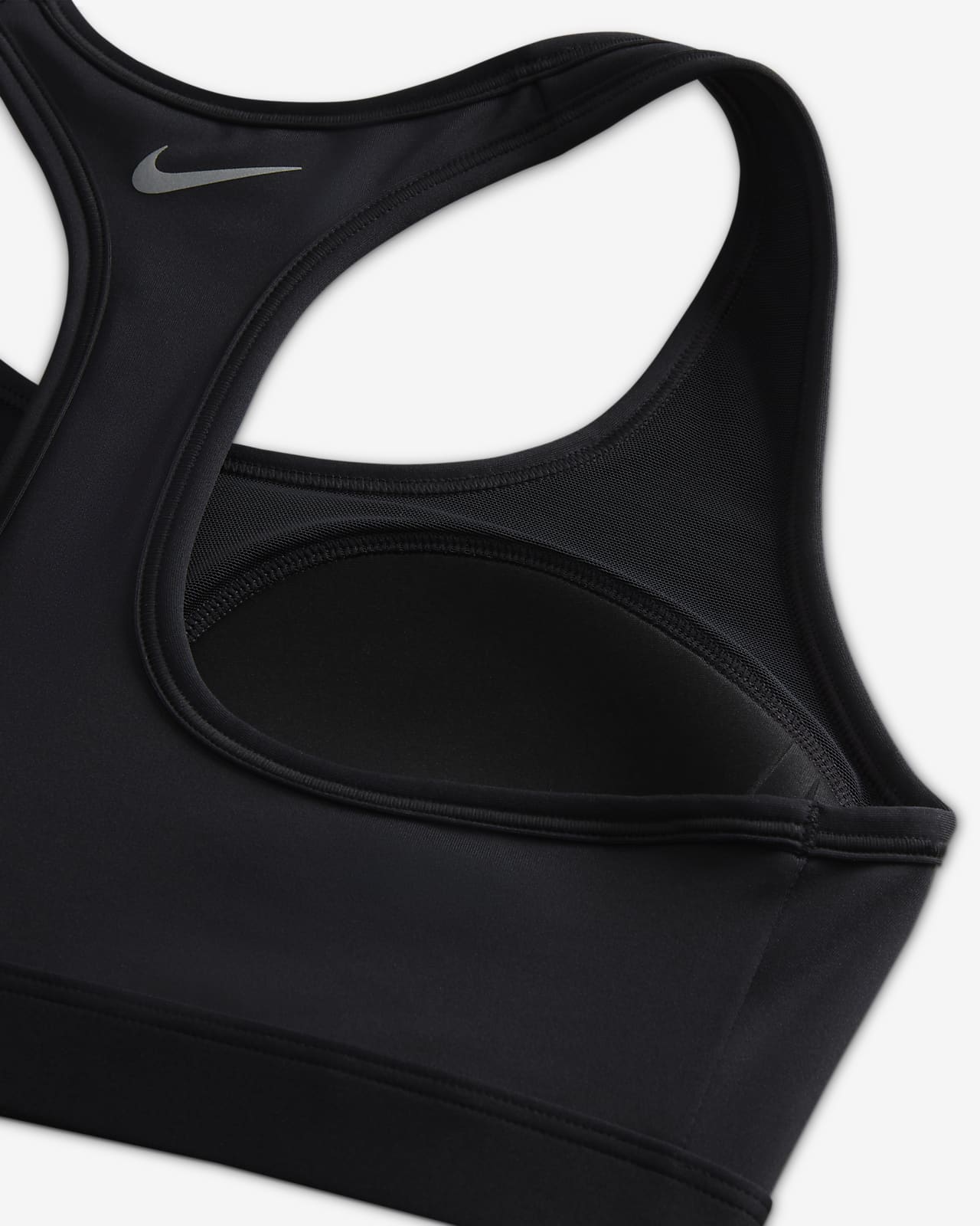 Nike Womens Padded Pro Longline Sports Bra Size Small CZ4496-084  Grey/White XS