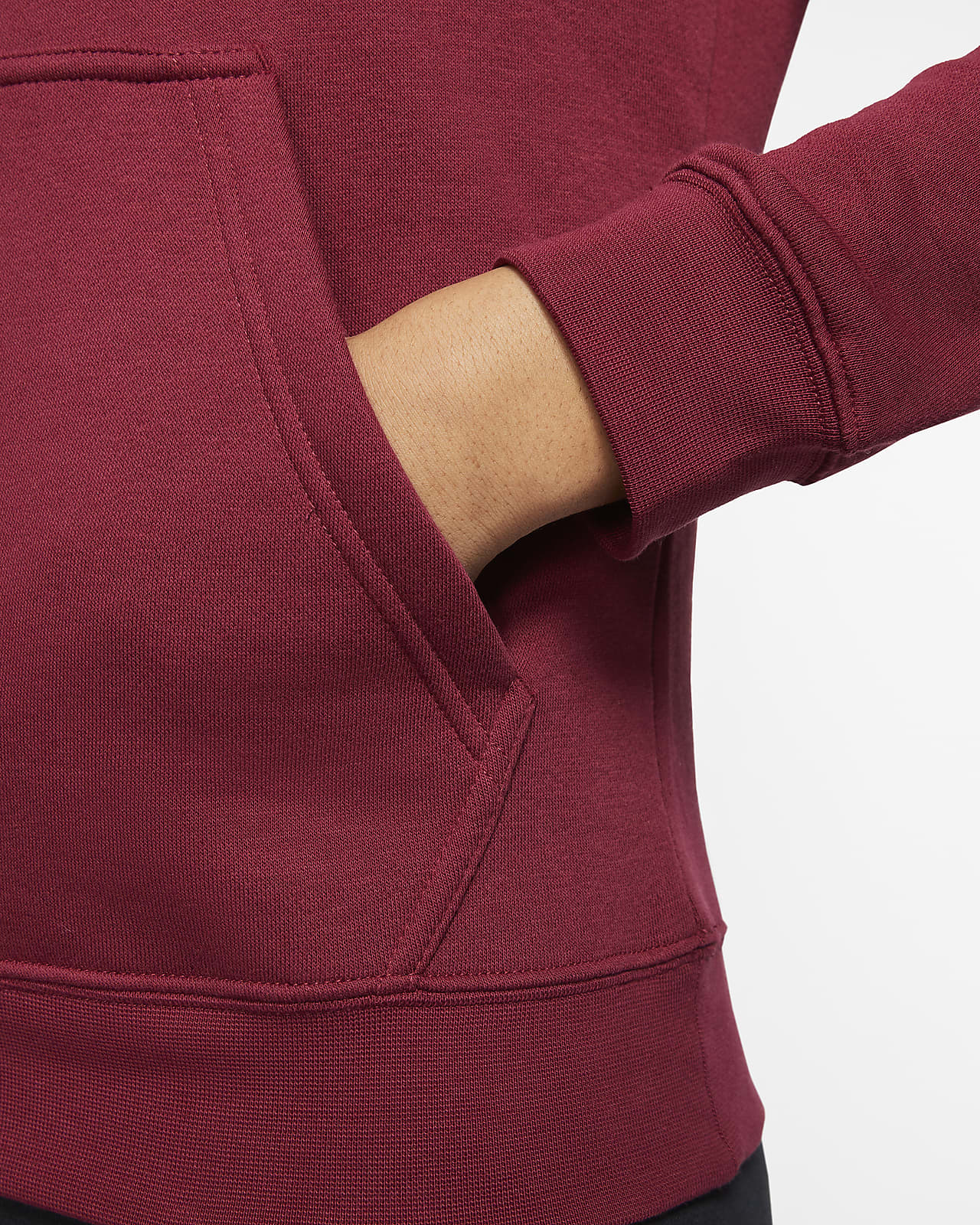 nike club fleece hoodie women's