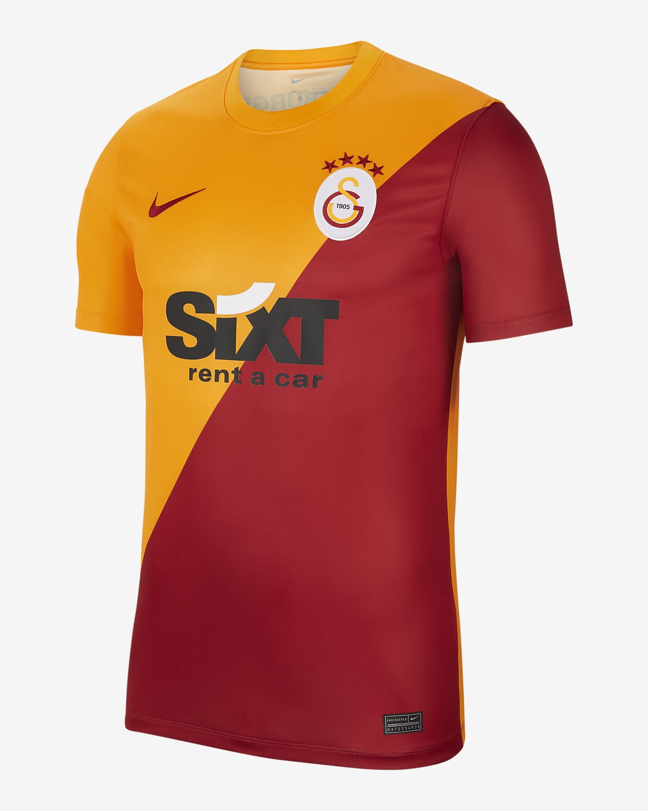 Per merk Verklaring Galatasaray Thuis Voetbaltop met korte mouwen voor heren. Nike BE