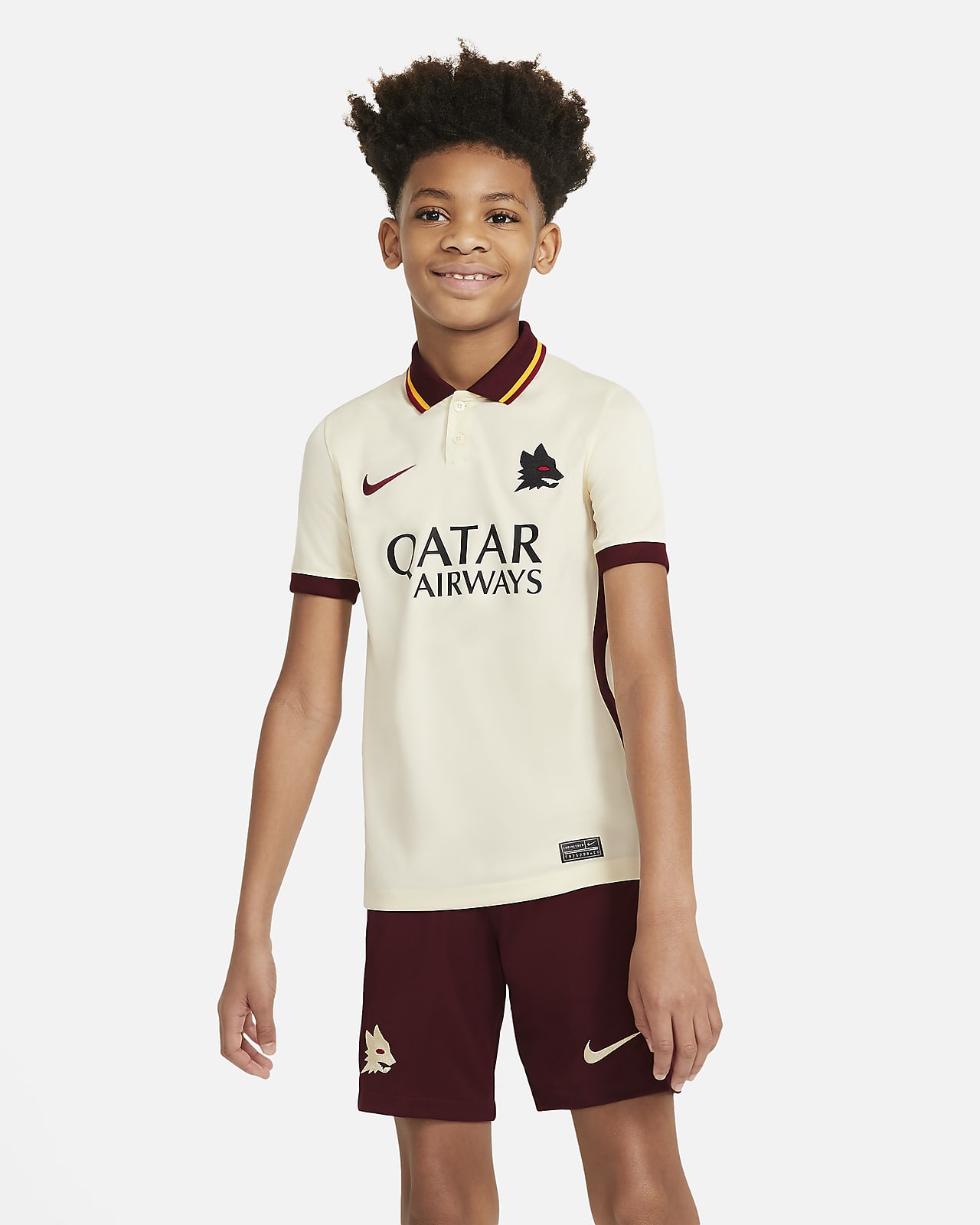 As Roma 2020 21 Stadium Away Older Kids Football Shirt Nike Cz [ 1600 x 1280 Pixel ]