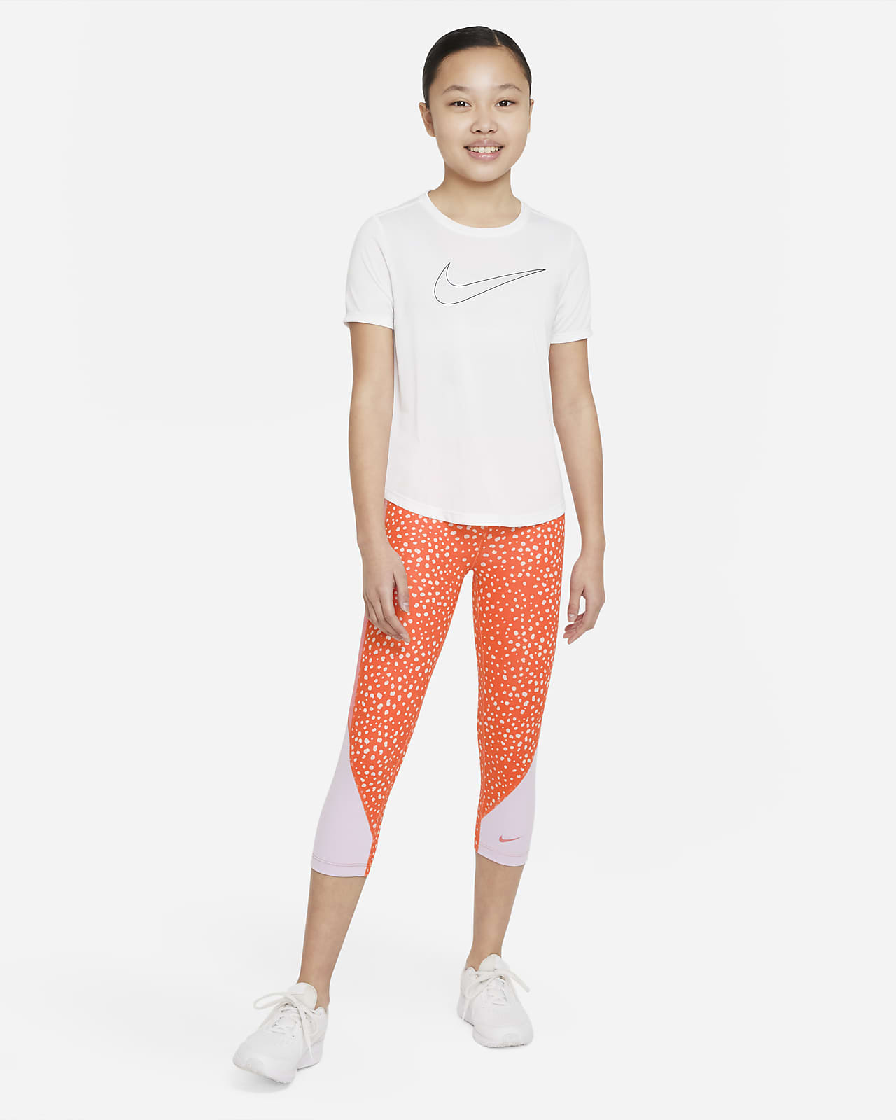 Nike Dri-FIT One Older Kids' (Girls') Capri Leggings