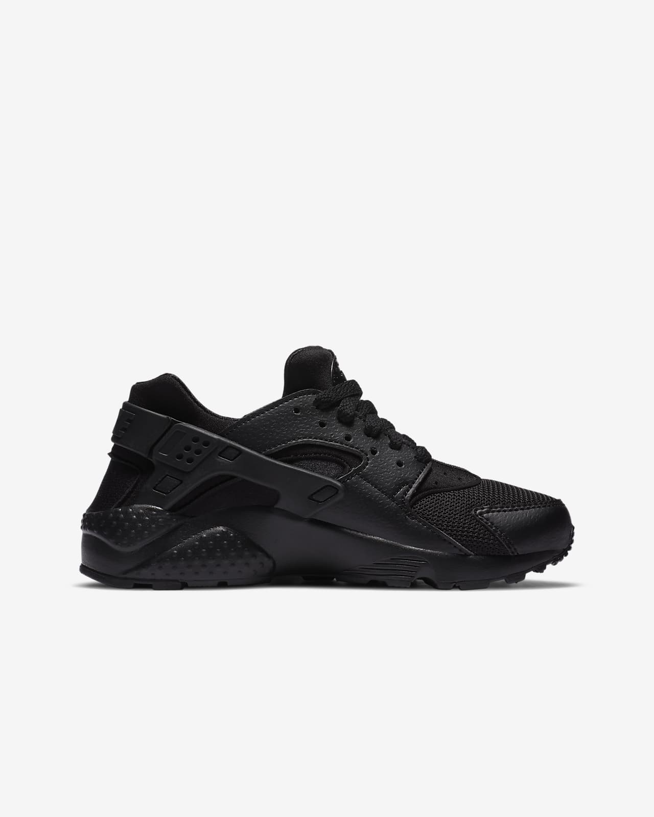 nike air huarache run mid kids white