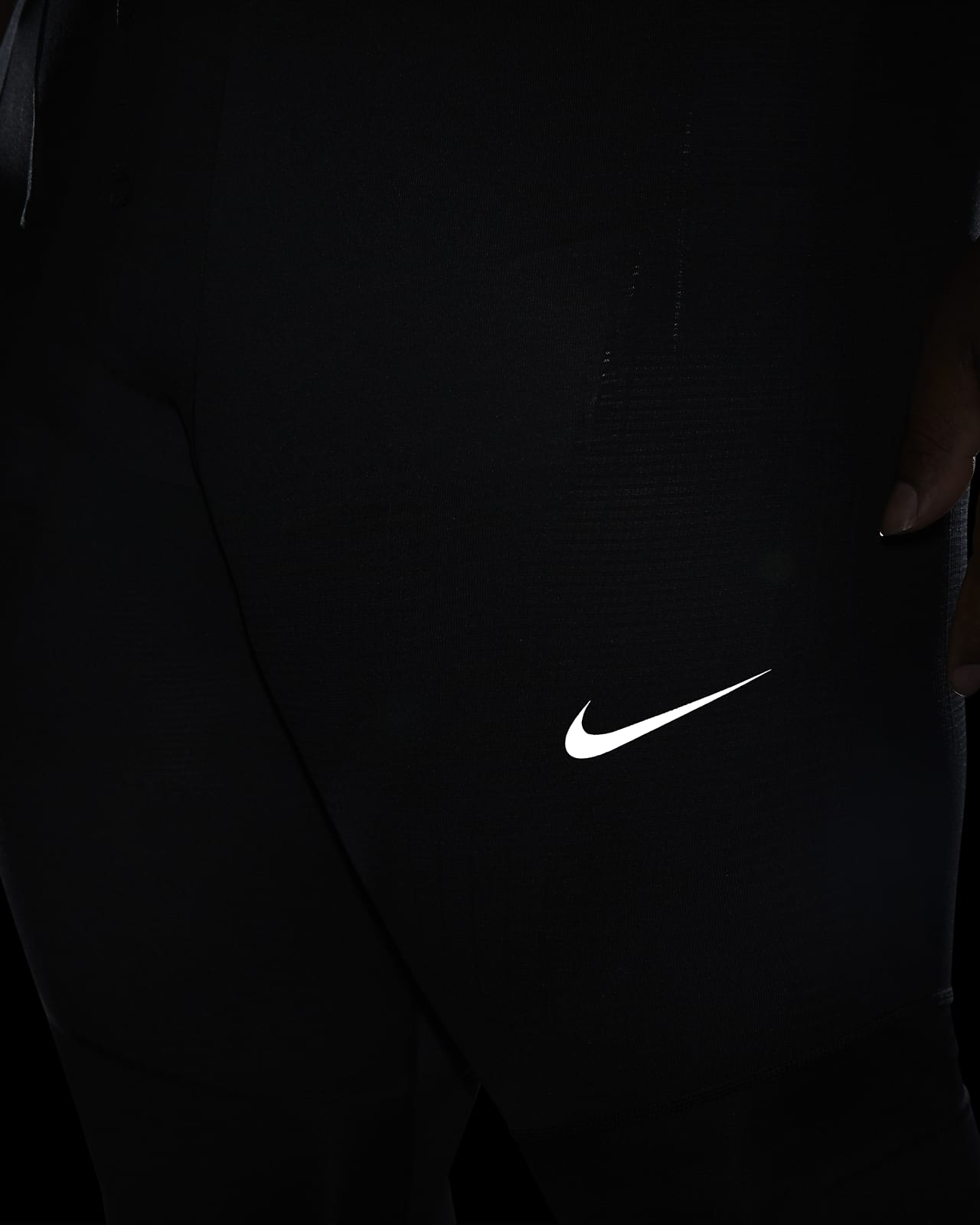 Nike Power Speed Dri-Fit Mens Running 1/2 Tights Shorts - Large - Black  White