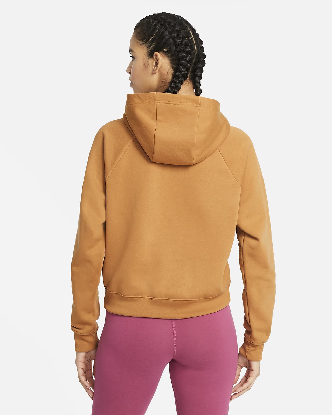 nike sportswear swoosh hoodie orange