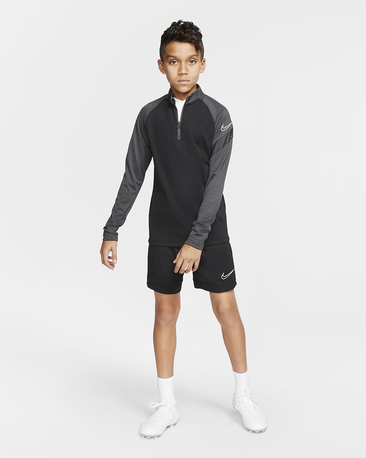 nike academy mid layer top junior