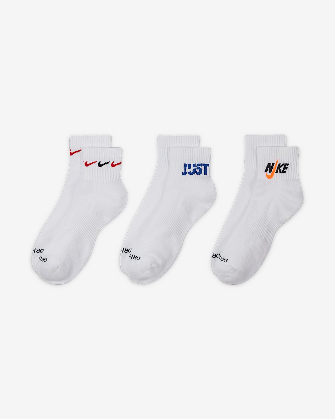 Calze da training alla caviglia Nike Everyday Plus Cushioned (3 paia). Nike  IT