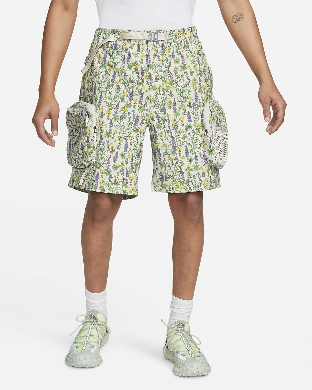Nike ACG "Snowgrass" Cargo-Shorts mit durchgehendem Print für Herren