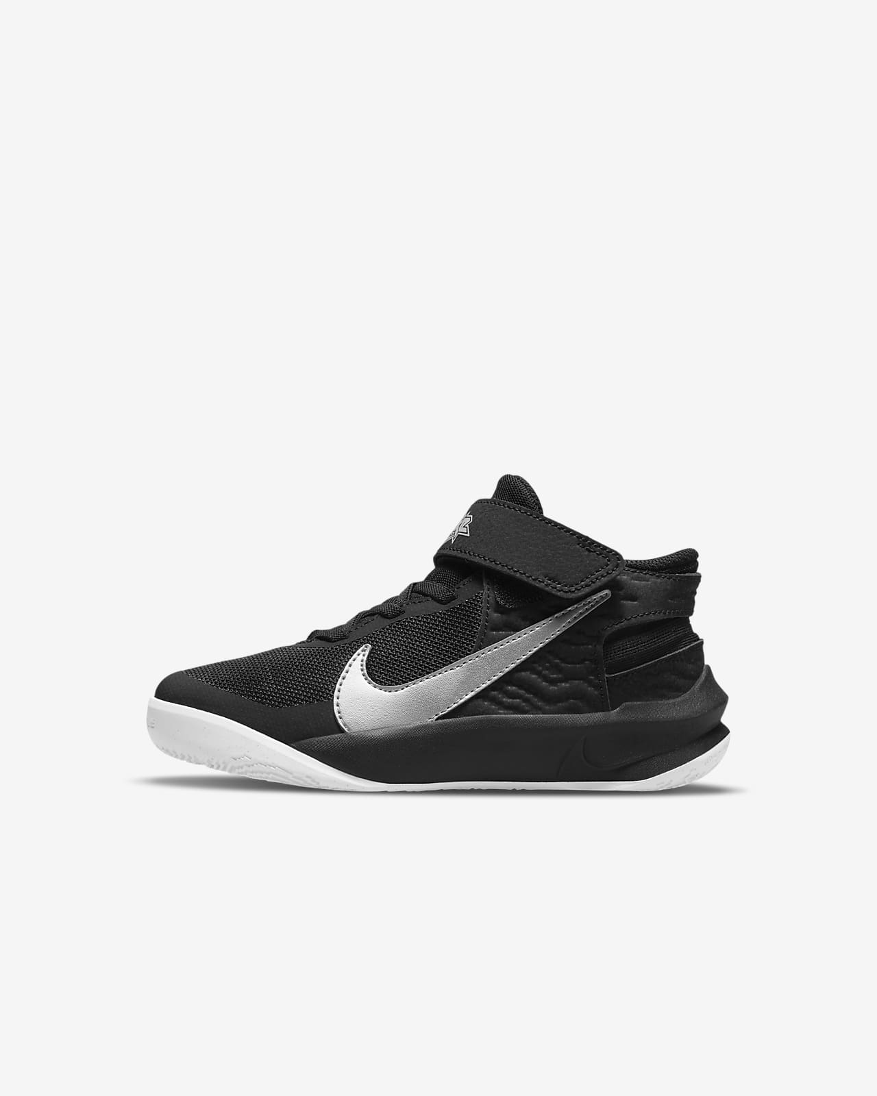 Nike Team Hustle D 10 FlyEase Younger Kids' Easy On/Off Shoes
