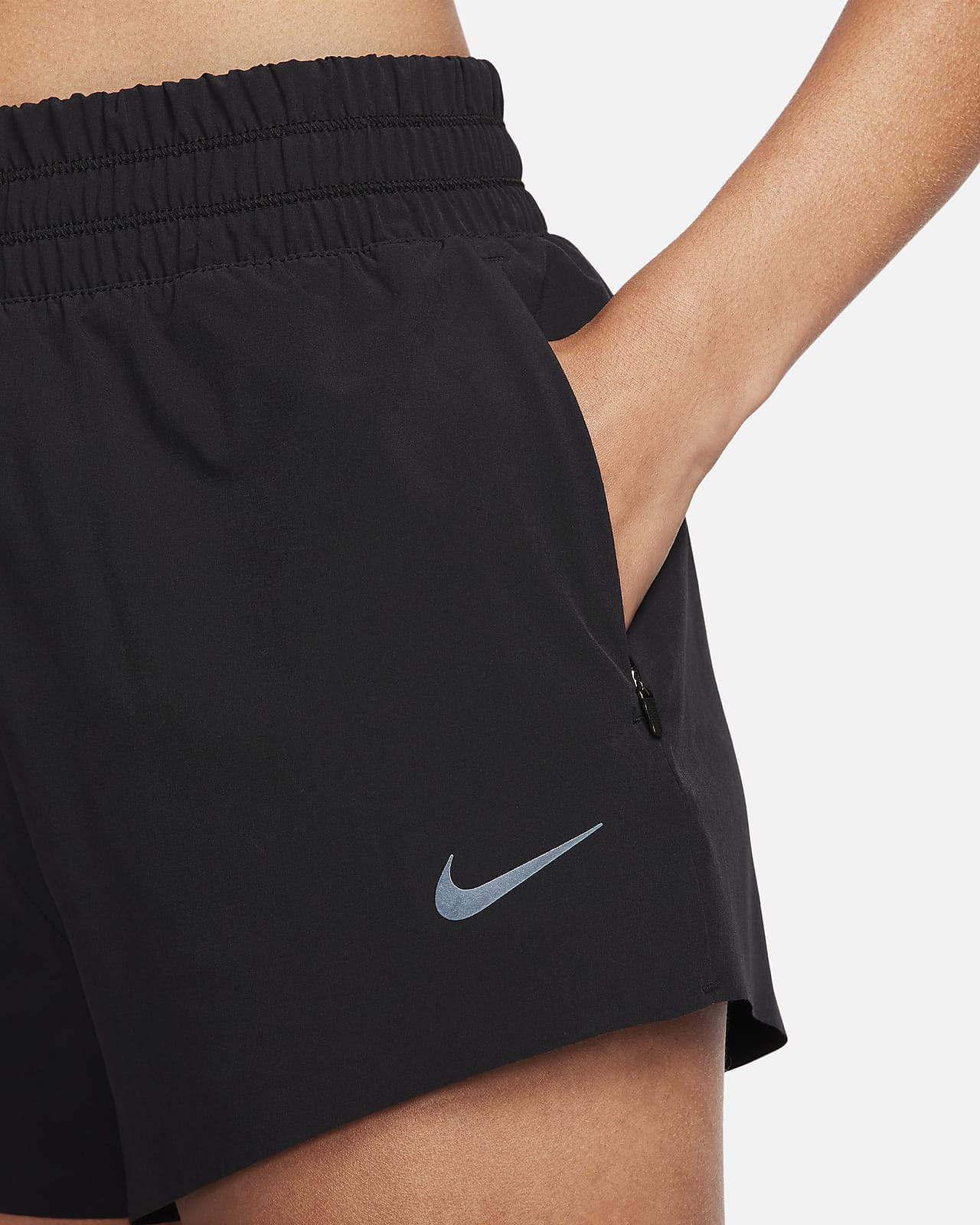 Nike Dri-FIT Running Division Women's High-Waisted 3 Brief-Lined Running  Shorts with Pockets