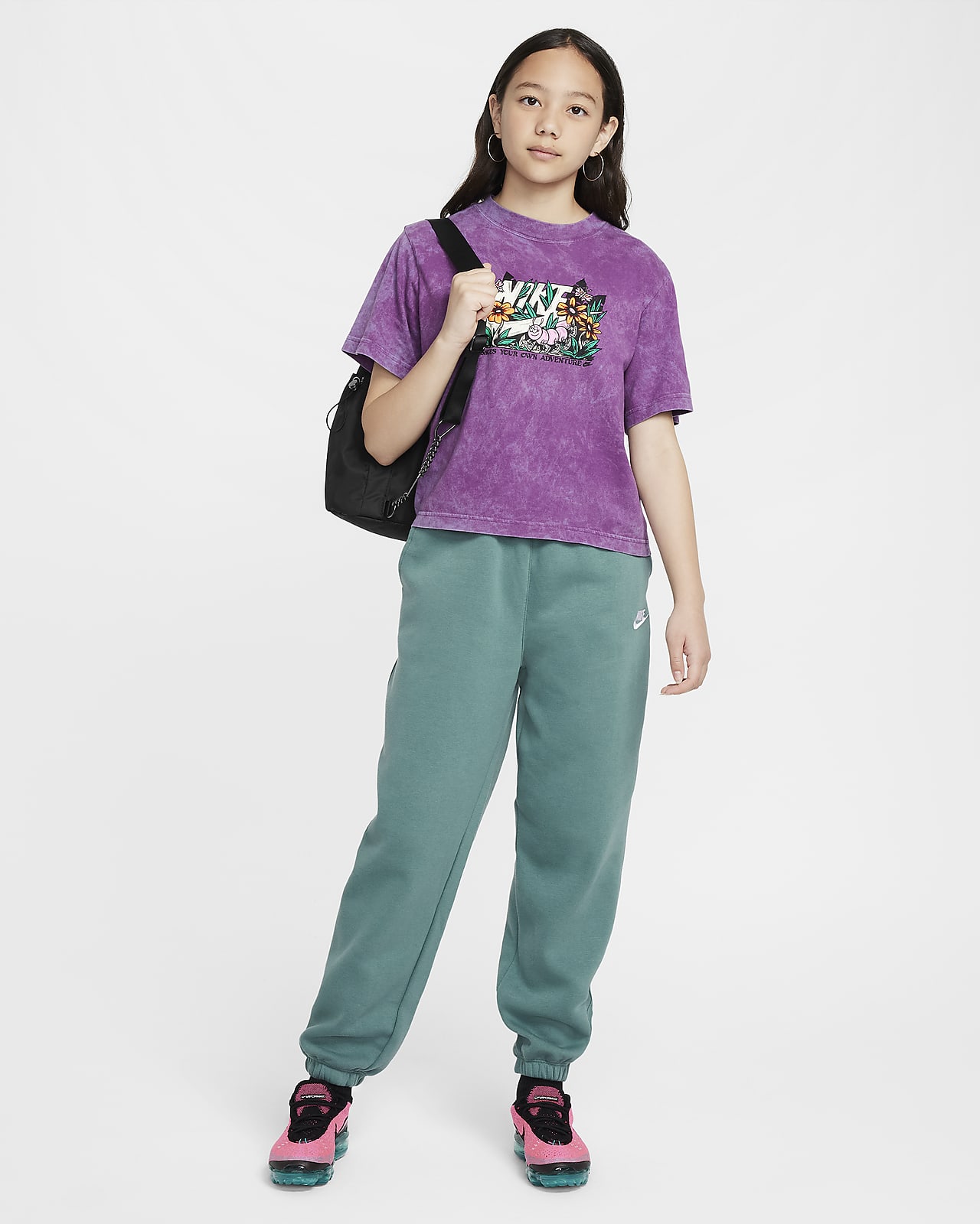 Nike Sportswear Club Fleece Older Kids' (Girls') Loose Trousers