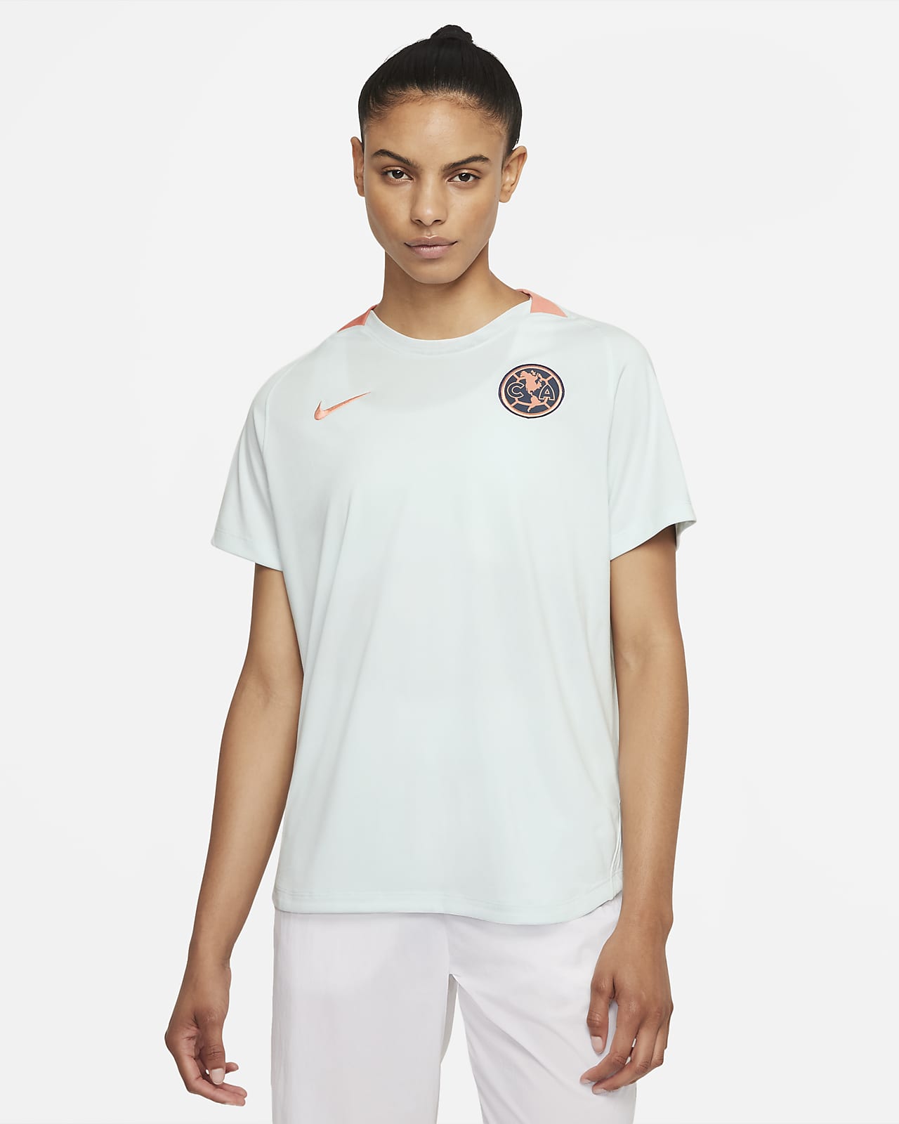 Club América Women's Nike Short-Sleeve Soccer Top. 