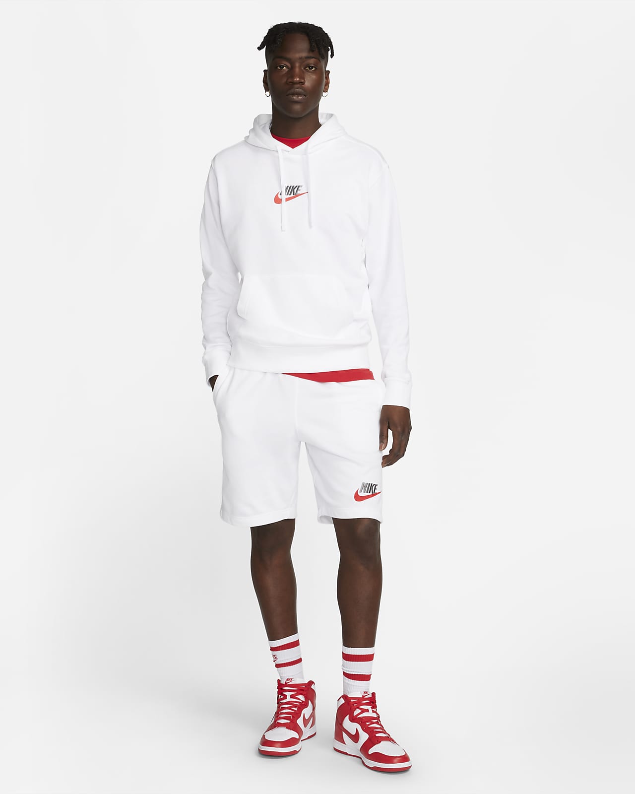 Nike Sportswear Air Men's French Terry Pullover Hoodie. Nike LU