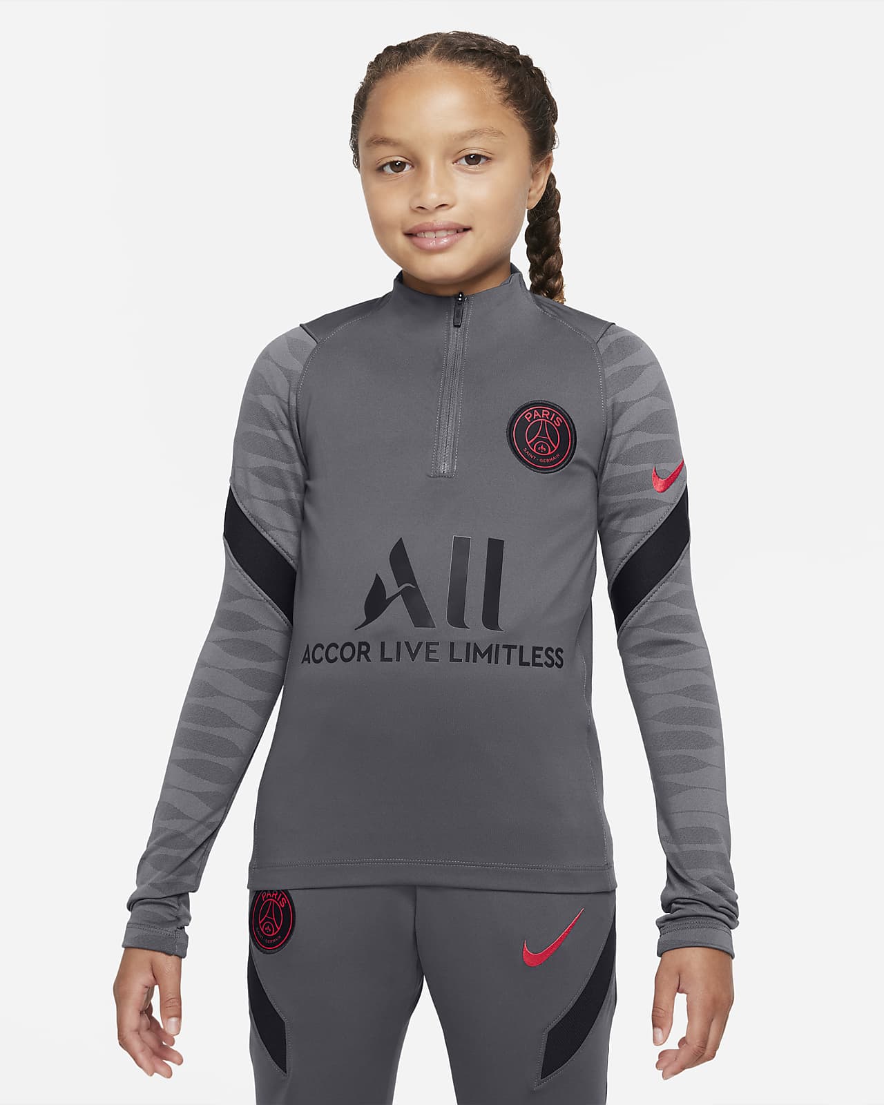 Maglia da calcio per allenamento Nike Dri-FIT Paris Saint-Germain Strike -  Ragazzi. Nike CH