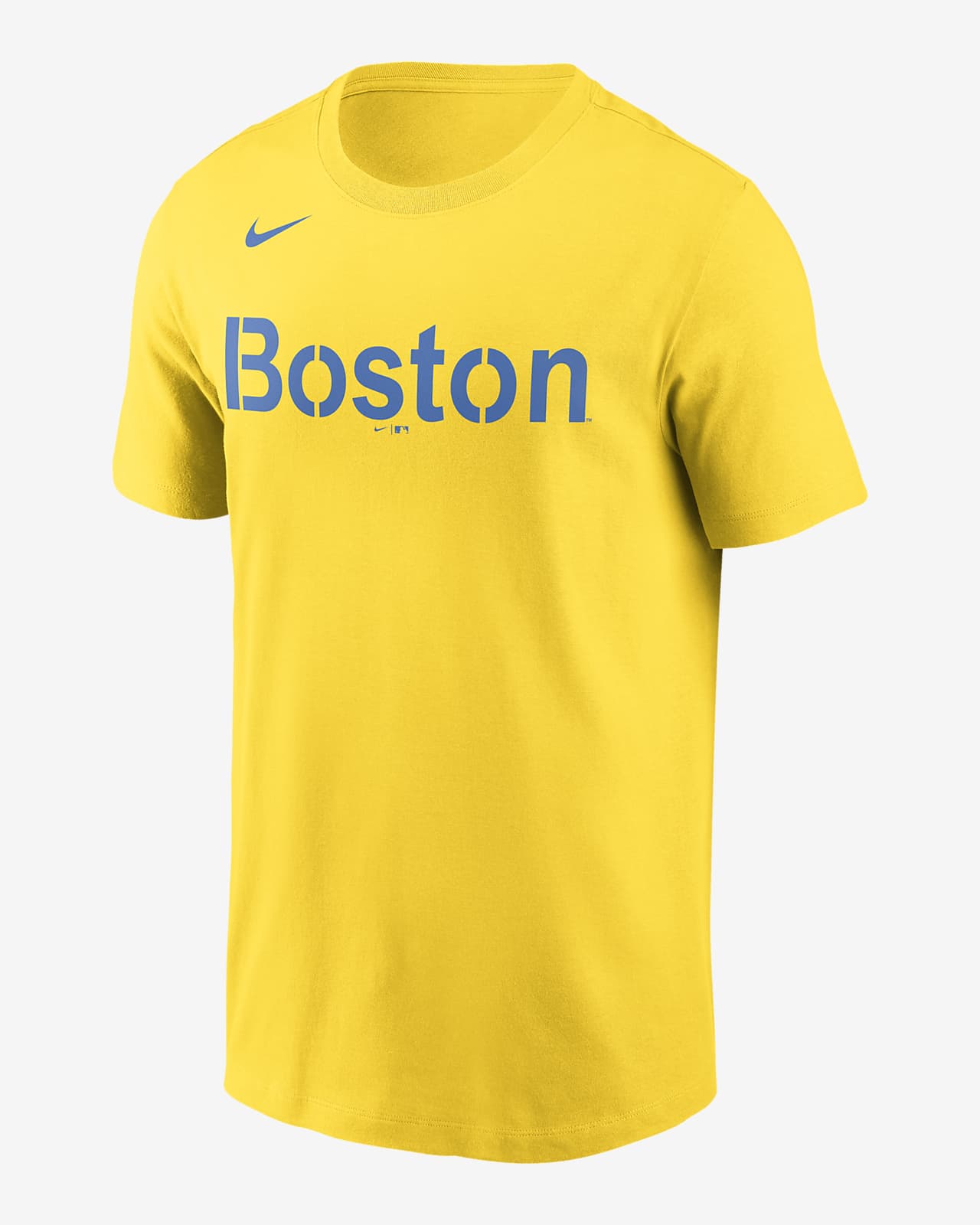 boston red sox yellow jersey why