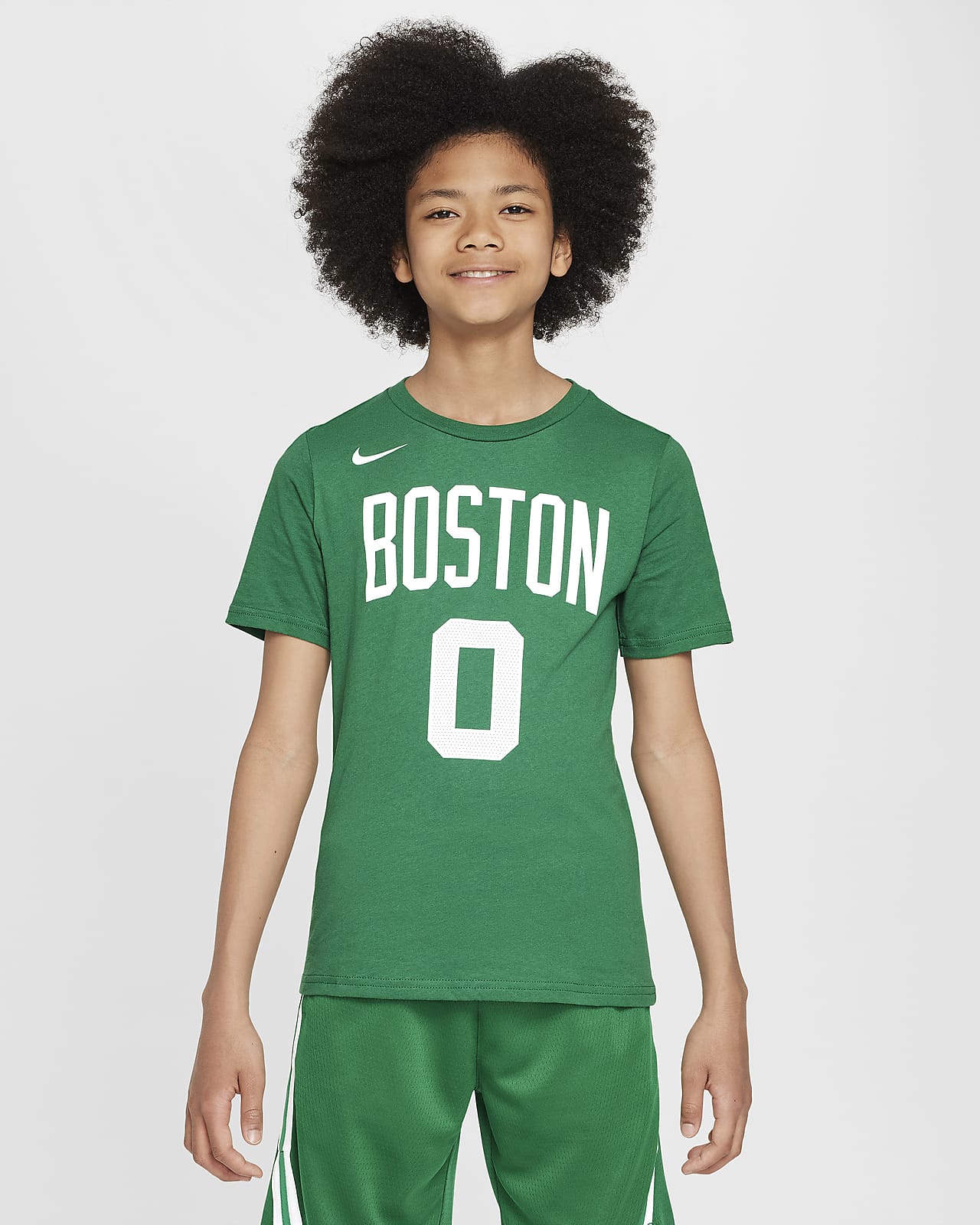 T-Shirt Nike NBA Jayson Tatum Μπόστον Σέλτικς για μεγάλα παιδιά