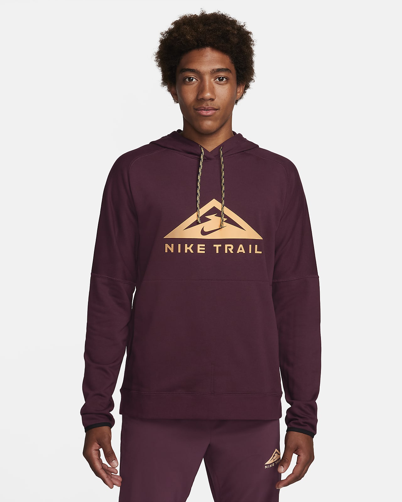 Sudadera con gorro de running Dri-FIT para hombre Nike Trail Magic Hour.  Nike MX