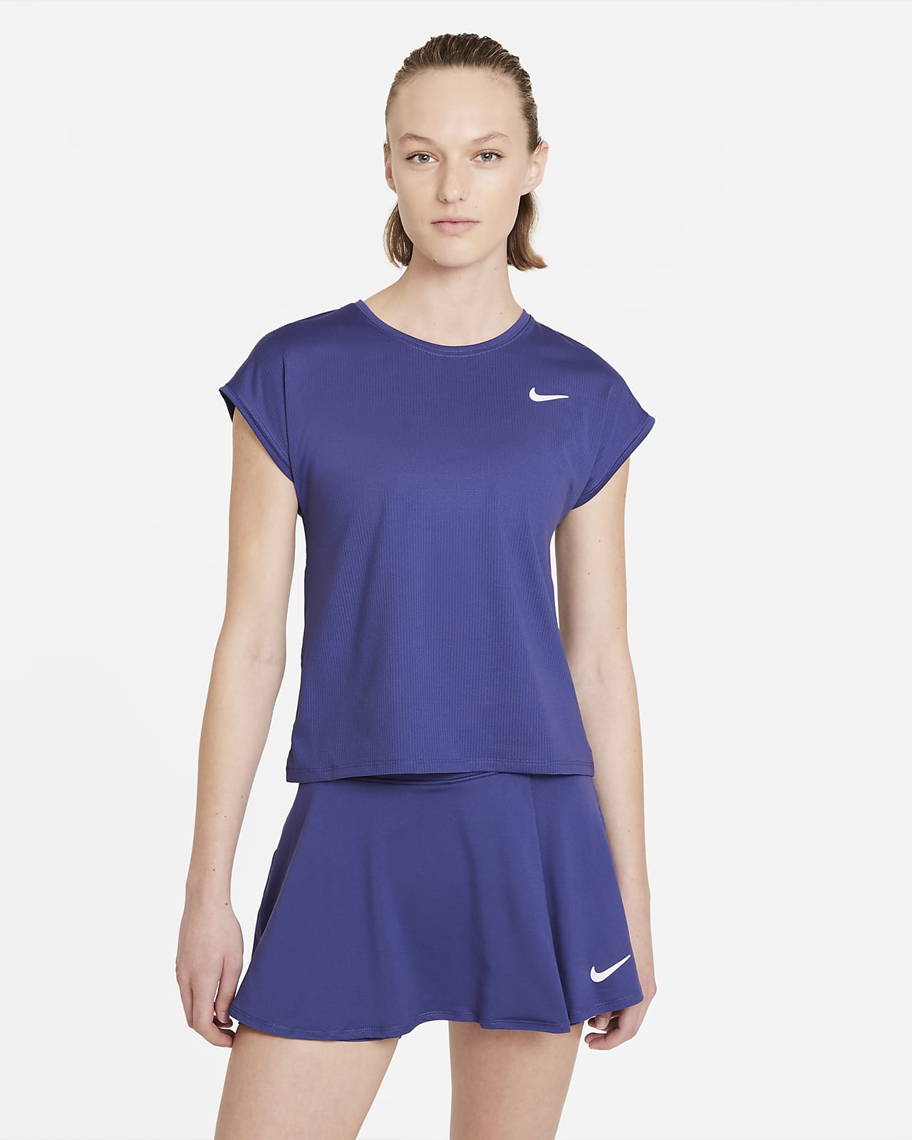 Nikecourt Dri Fit Victory Women S Short Sleeve Tennis Top Nike Lu