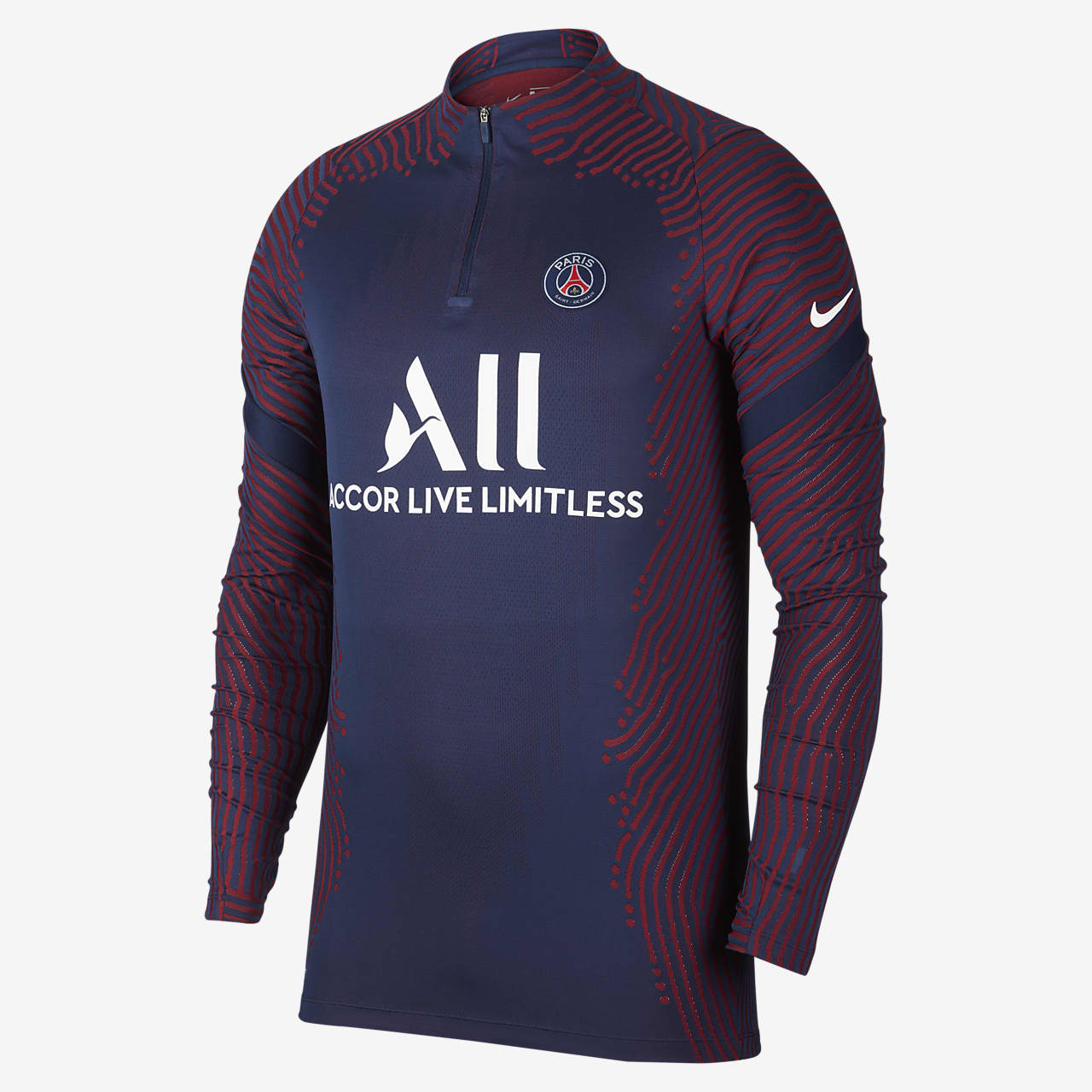 Мужская футболка для футбольного тренинга Paris Saint-Germain VaporKnit  Strike. Nike RU