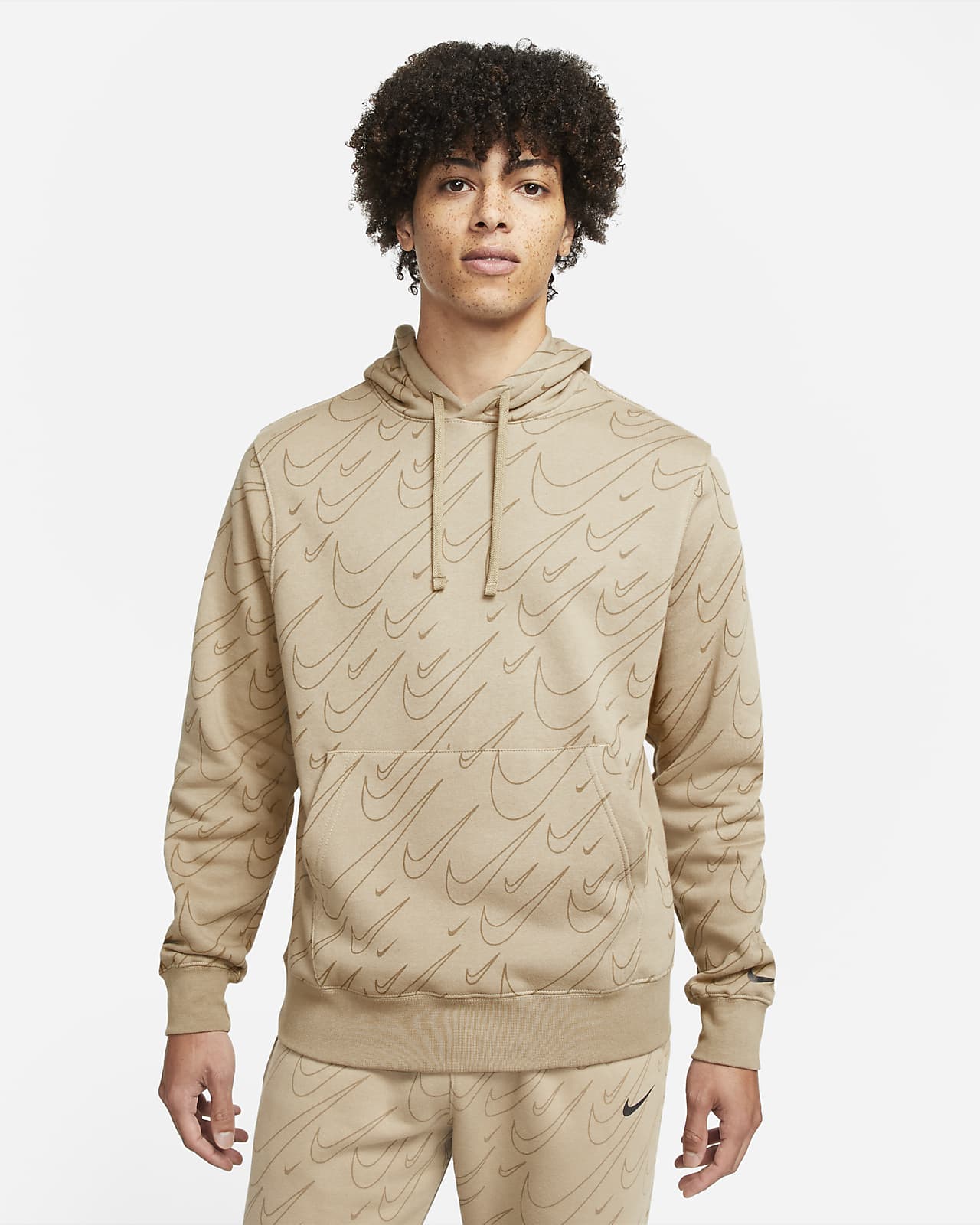Nike Sportswear Sudadera con capucha de tejido Fleece con estampado - Hombre.  Nike ES