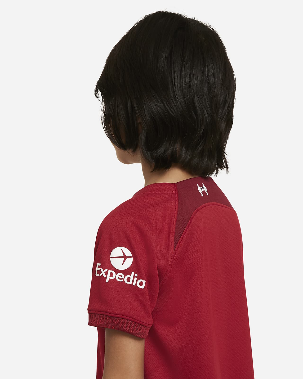 Liverpool FC 2022/23 Home Fußballtrikot-Set für jüngere Kinder. Nike LU