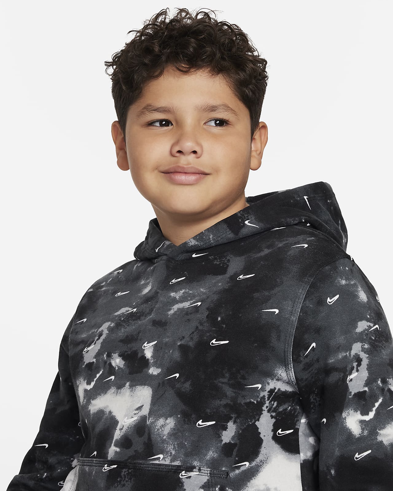 Nike Sportswear Club Fleece Older Kids' (Boys') Pullover Hoodie (Extended Size). Nike NZ