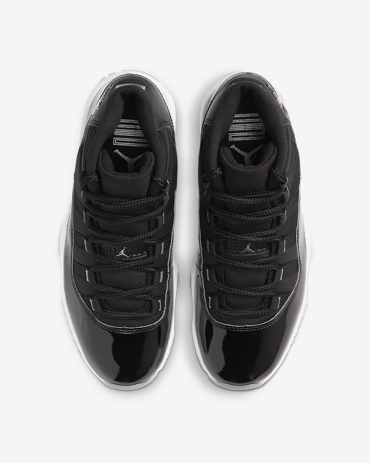 jordan 11 shiny black