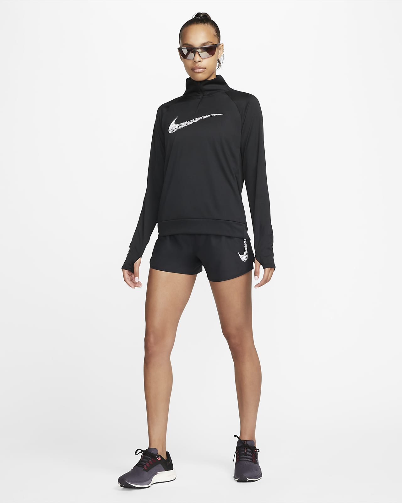 Nike Dri-FIT Swoosh Run Pantalón corto de running de talle medio con interior - Mujer. Nike ES