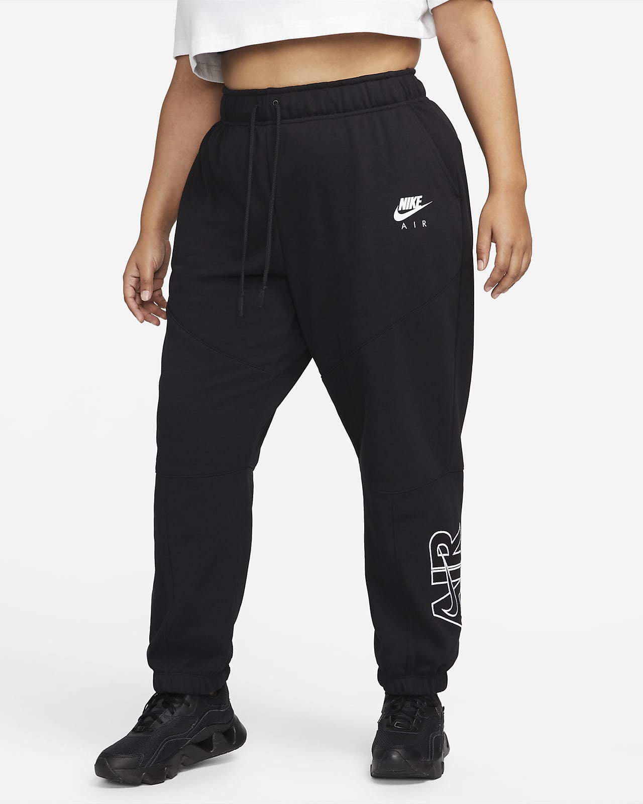 Nike Air-fleecebukser til kvinder (plus size)