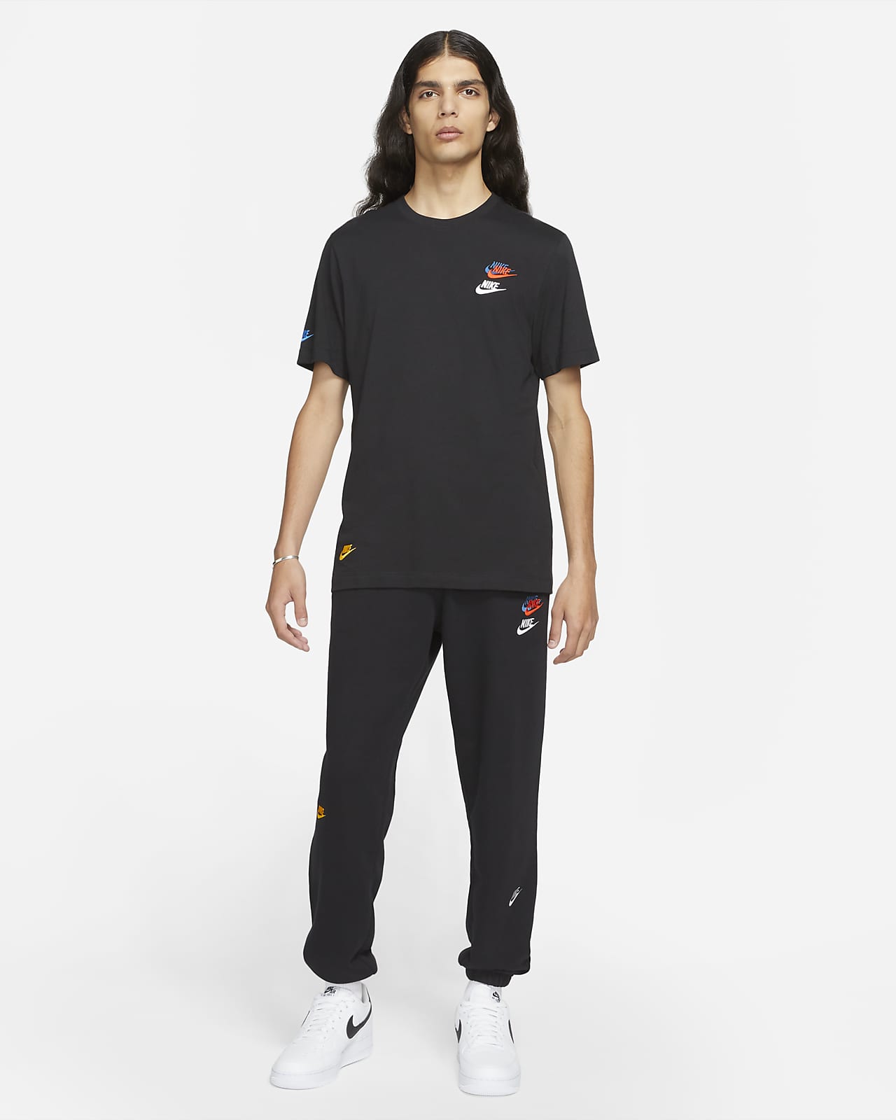 nike men's french terry trousers