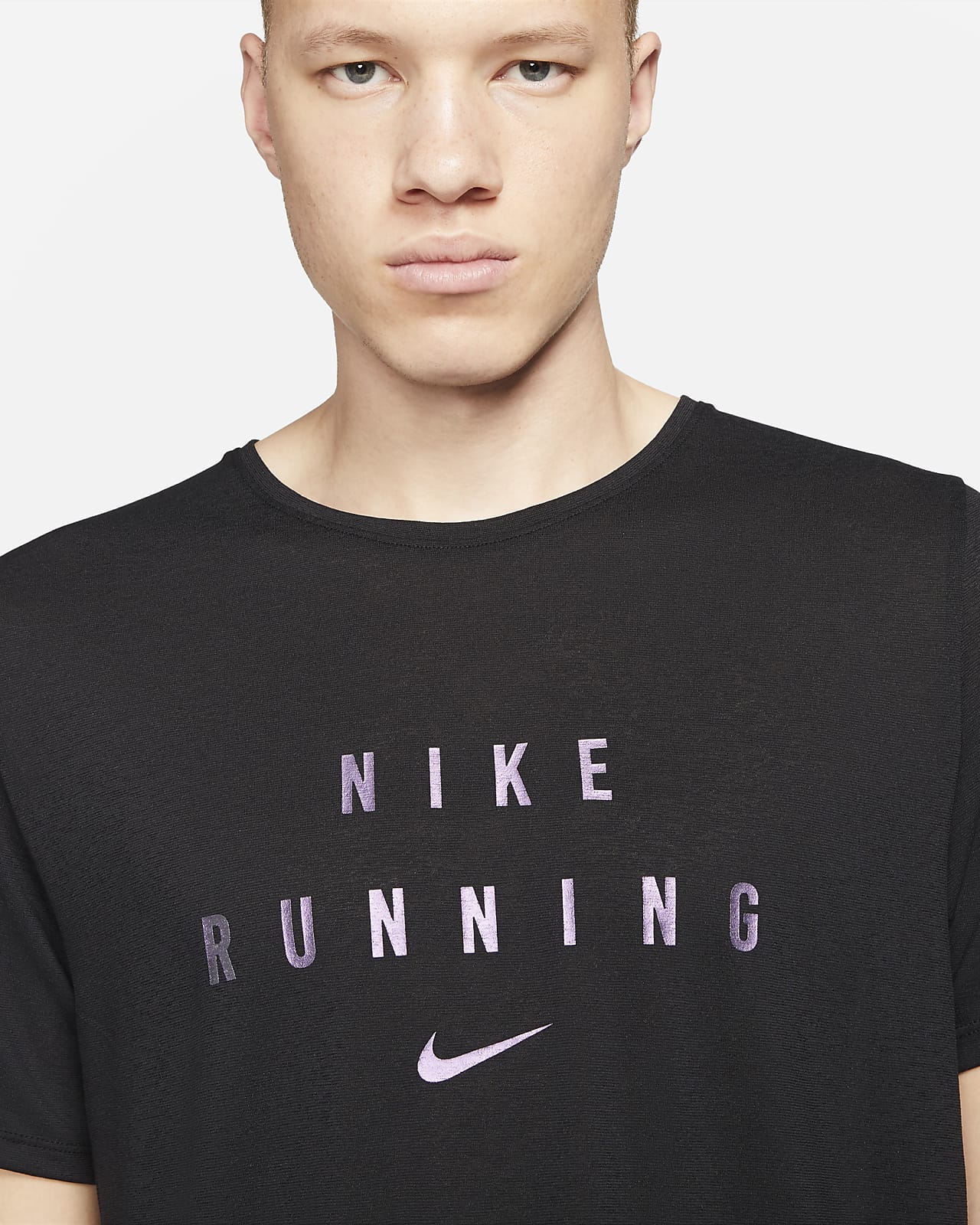 nike dry miler running top