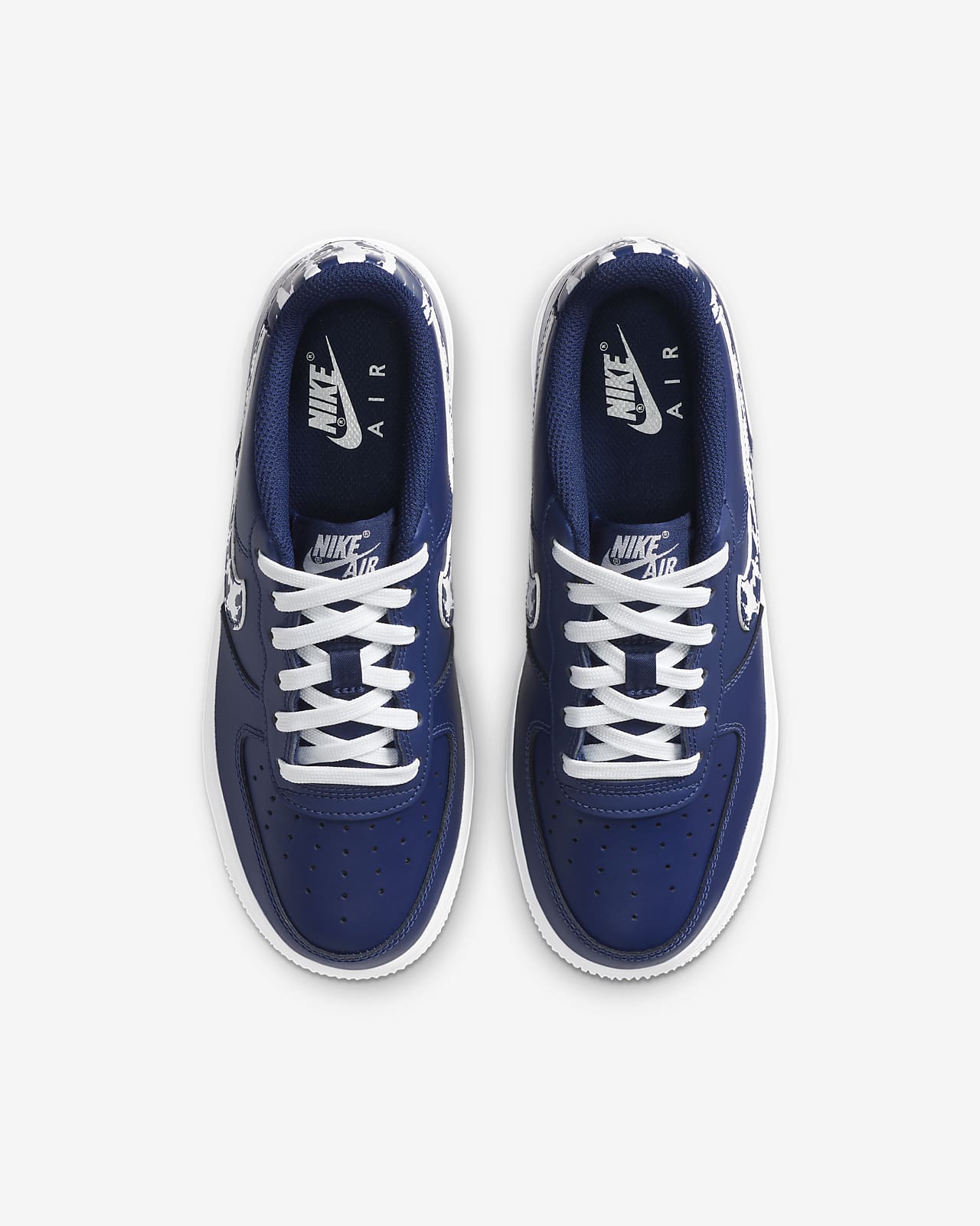 nike air force 1 blue void white