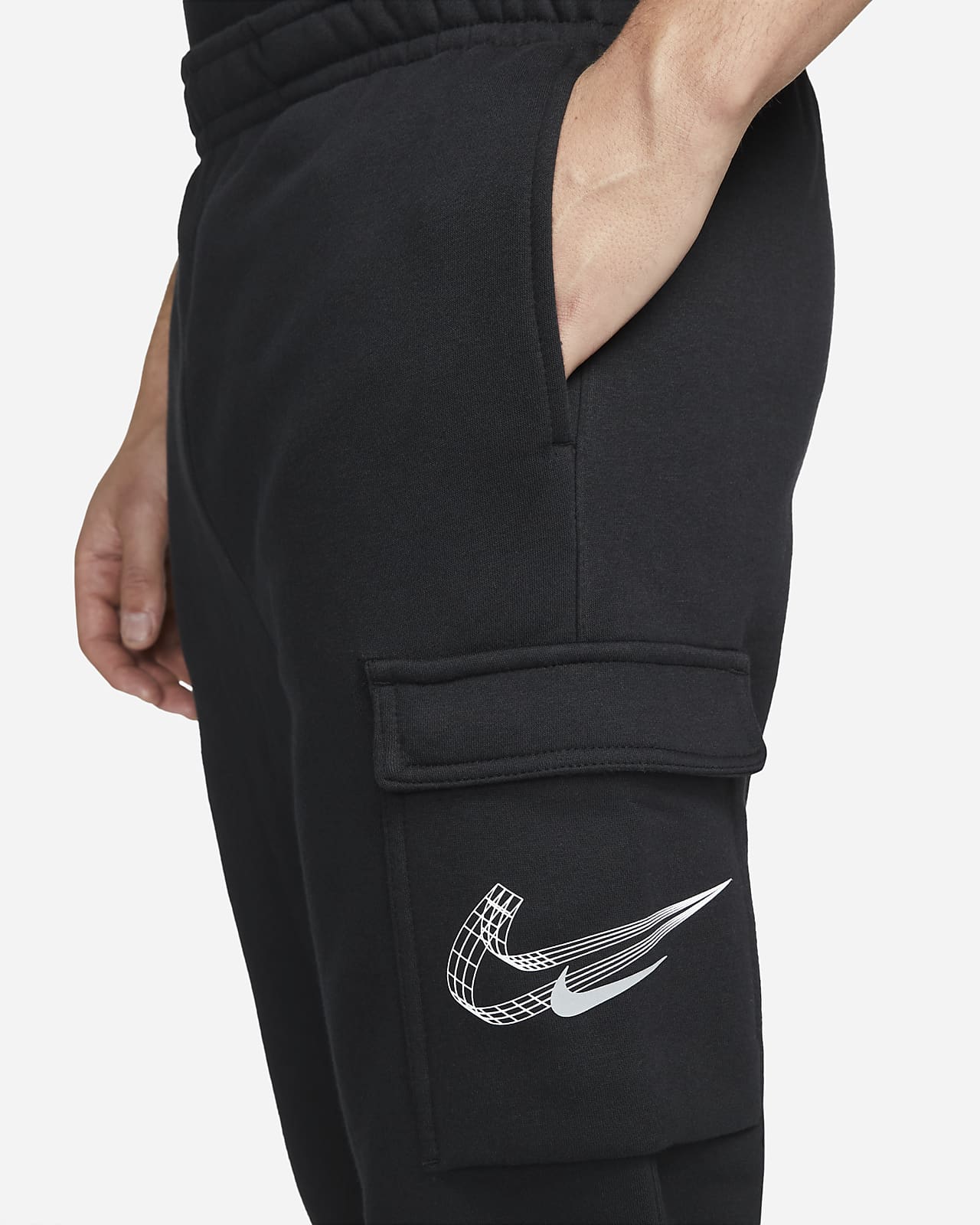 nike cargo pants fleece