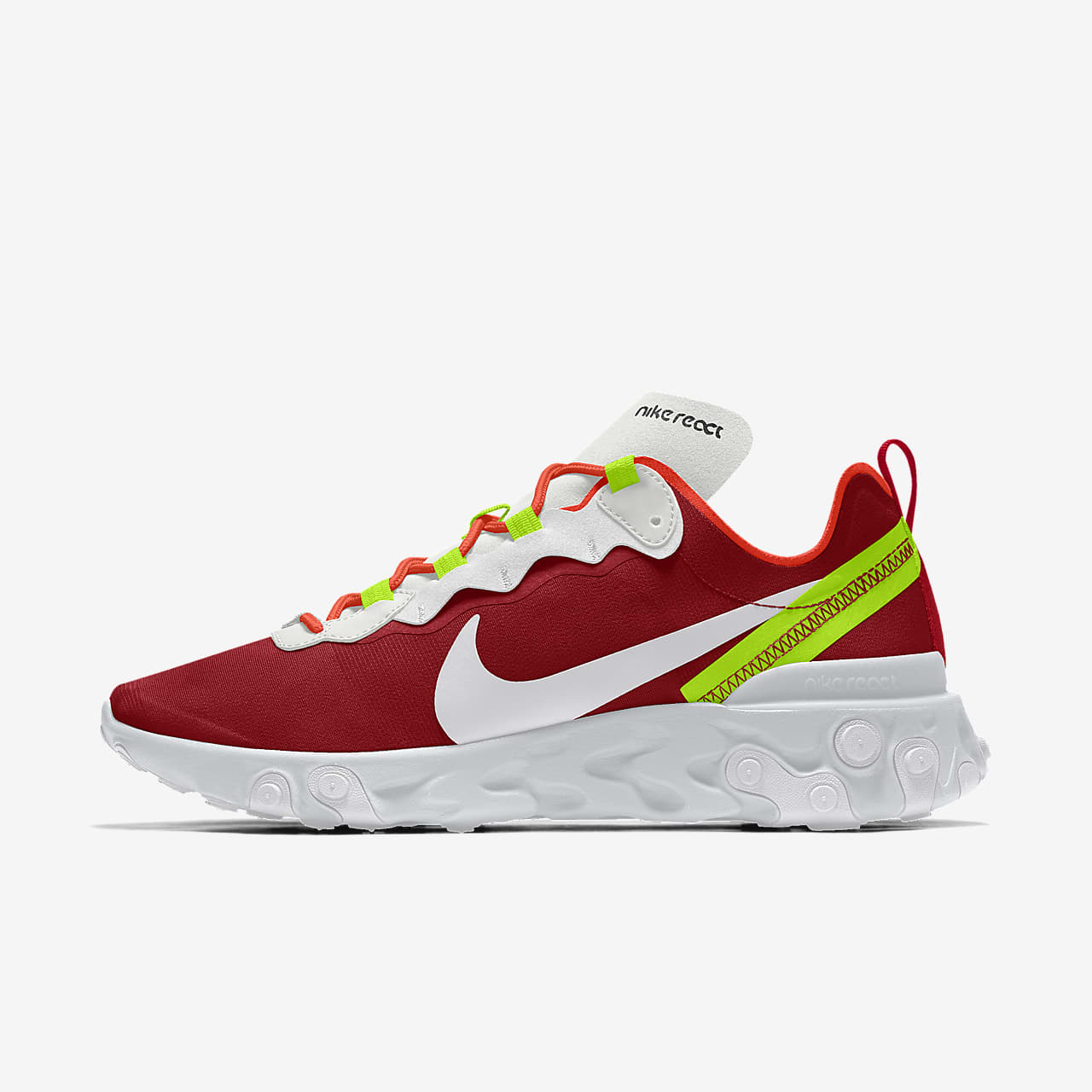 Chaussure lifestyle personnalisable Nike React Element 55 By You pour Femme
