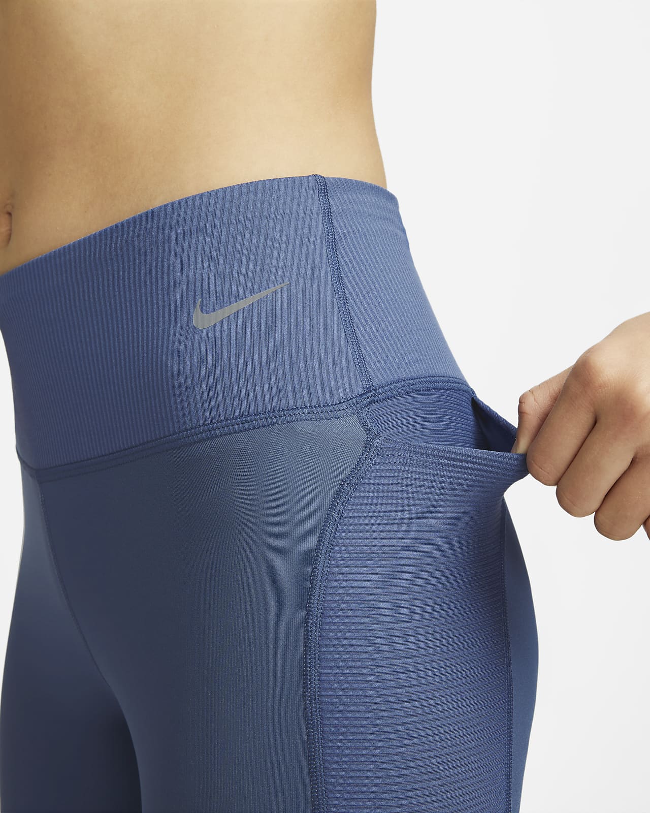 cemento Precaución Abundancia Nike Fast Leggings de running de 7/8 de talle medio con bolsillos - Mujer.  Nike ES