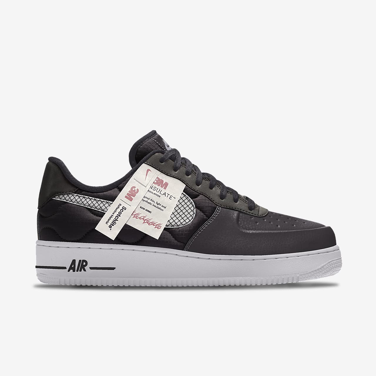 nike air force 1 reflective shoes