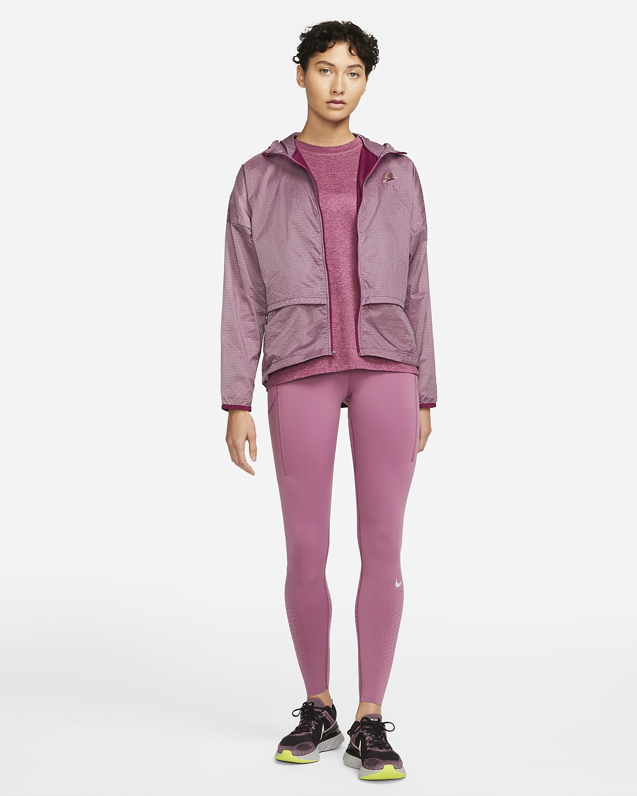 nike air running jacket womens