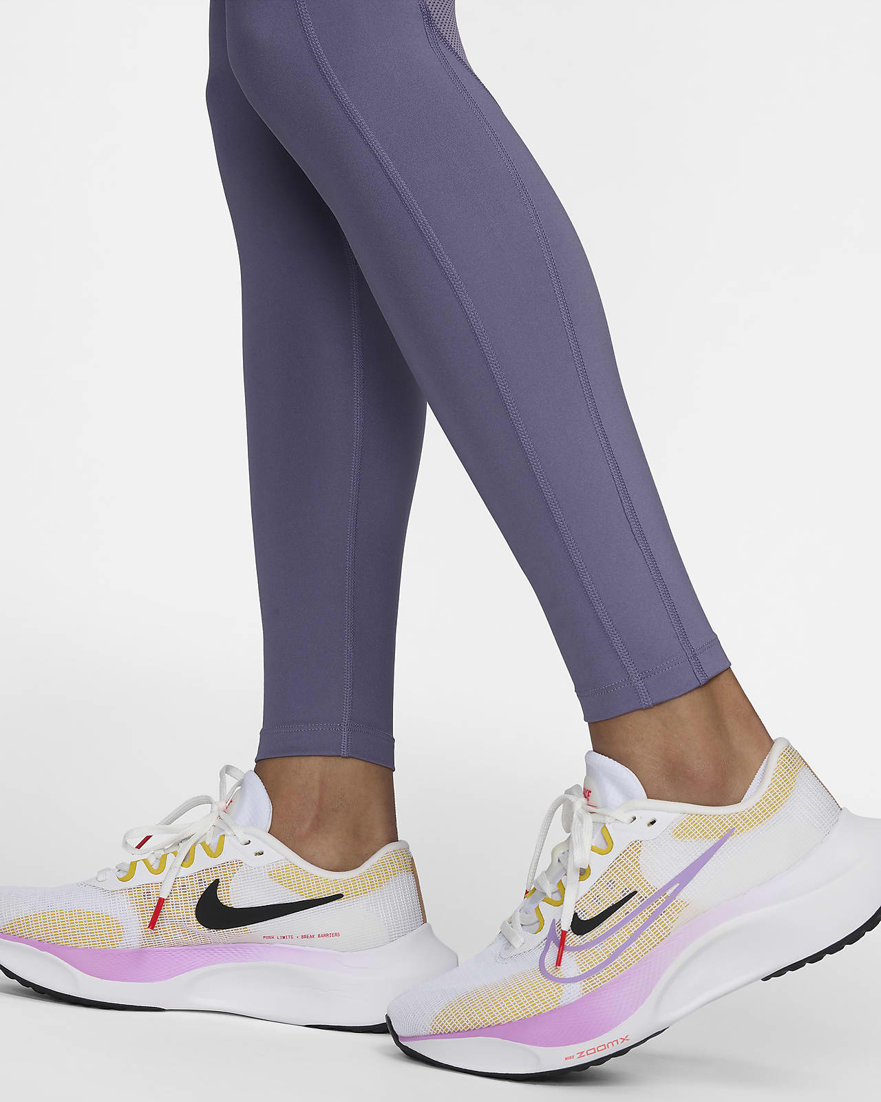 Nike Nike Air Running Leggings With Mesh Panels In Black