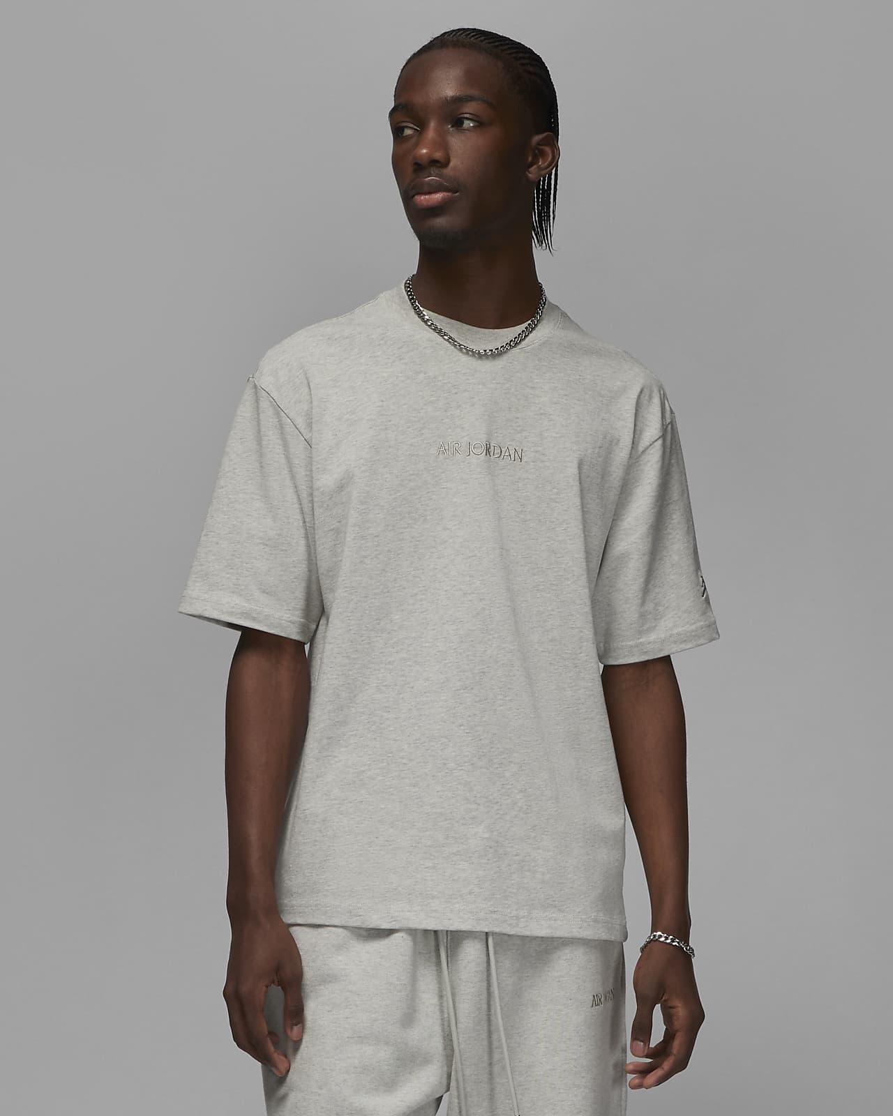Air Jordan Wordmark T-shirt voor heren. Nike BE