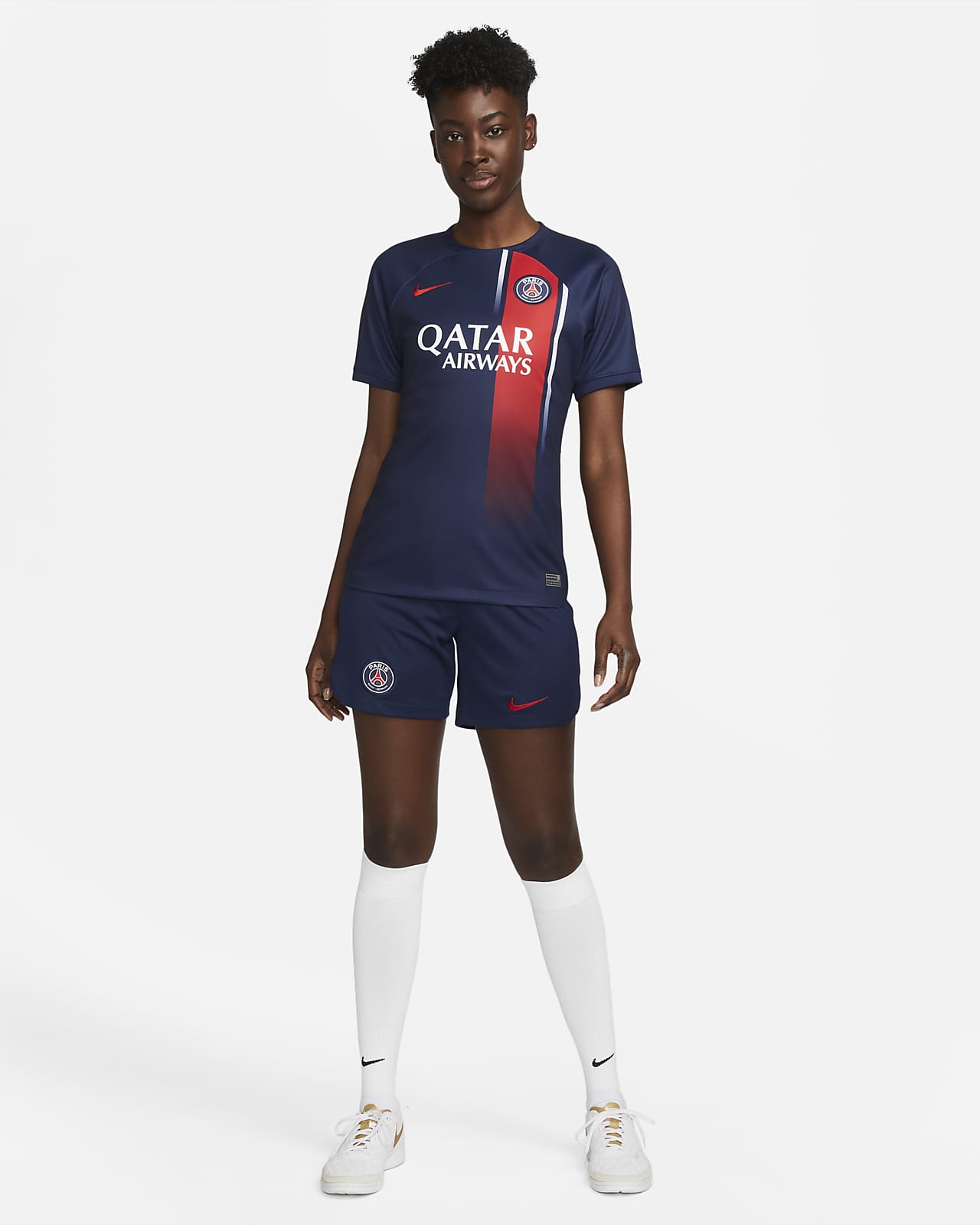 Paris Saint-Germain 2023/24 Stadium Home Women's Nike Dri-FIT Soccer Jersey.